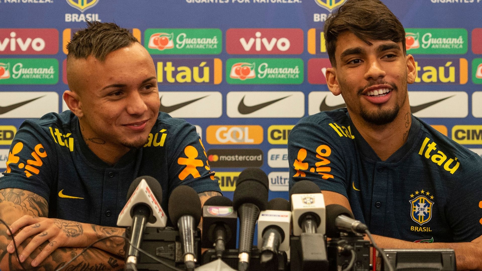 Everton e Lucas Paquetá Brasil amistosos EUA 03 09 18