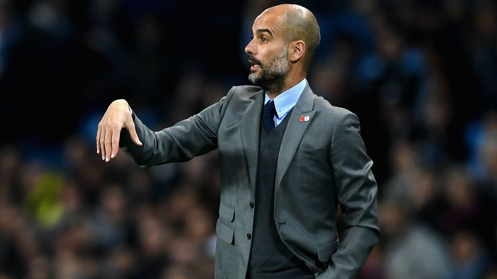 Joseph Guardiola Manchester City Barcelona UEFA Champions League 01112016