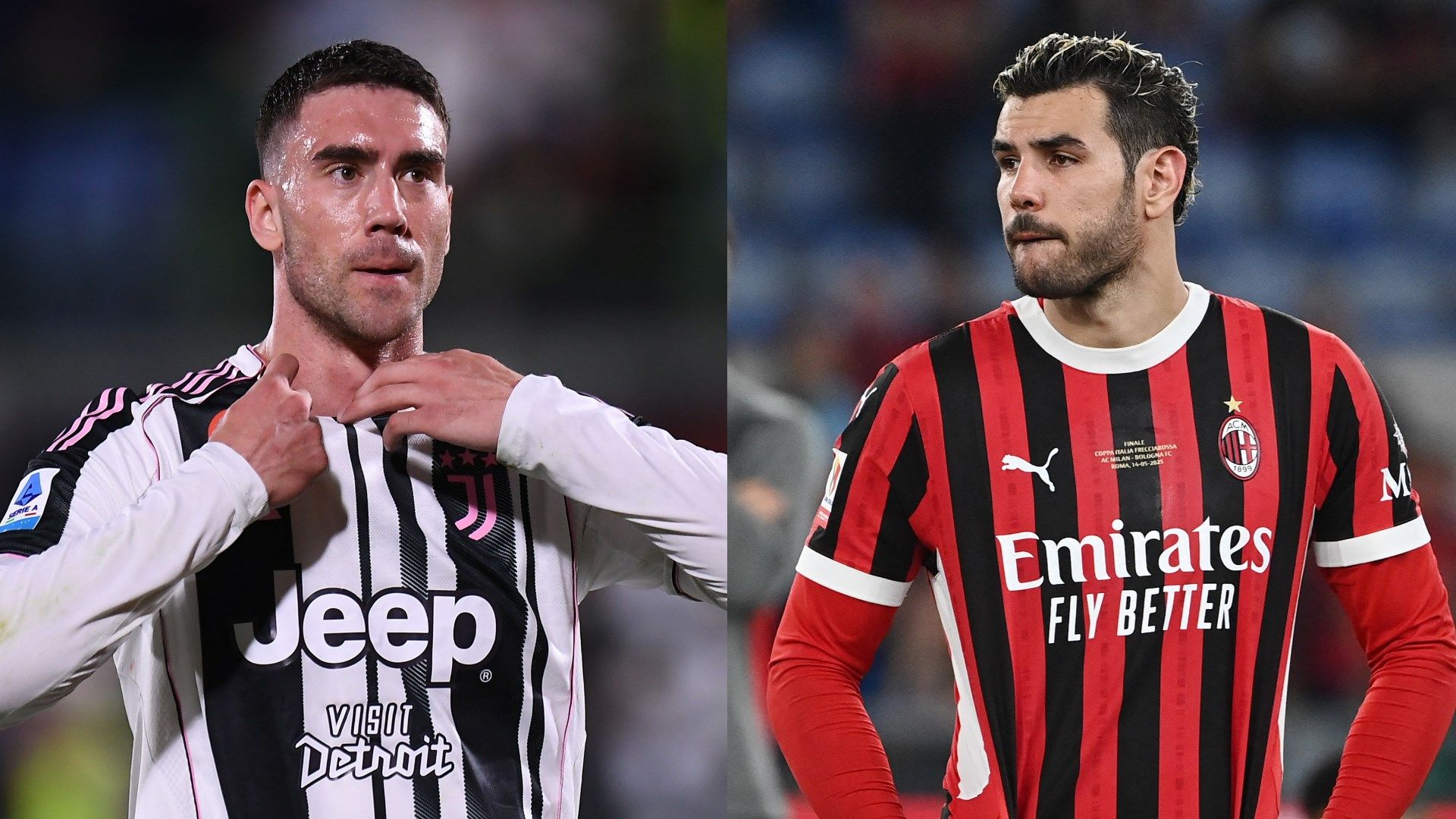 AC Milan & Juventus Negosiasi Potensi Tukar Guling Theo Hernandez & Dusan Vlahovic