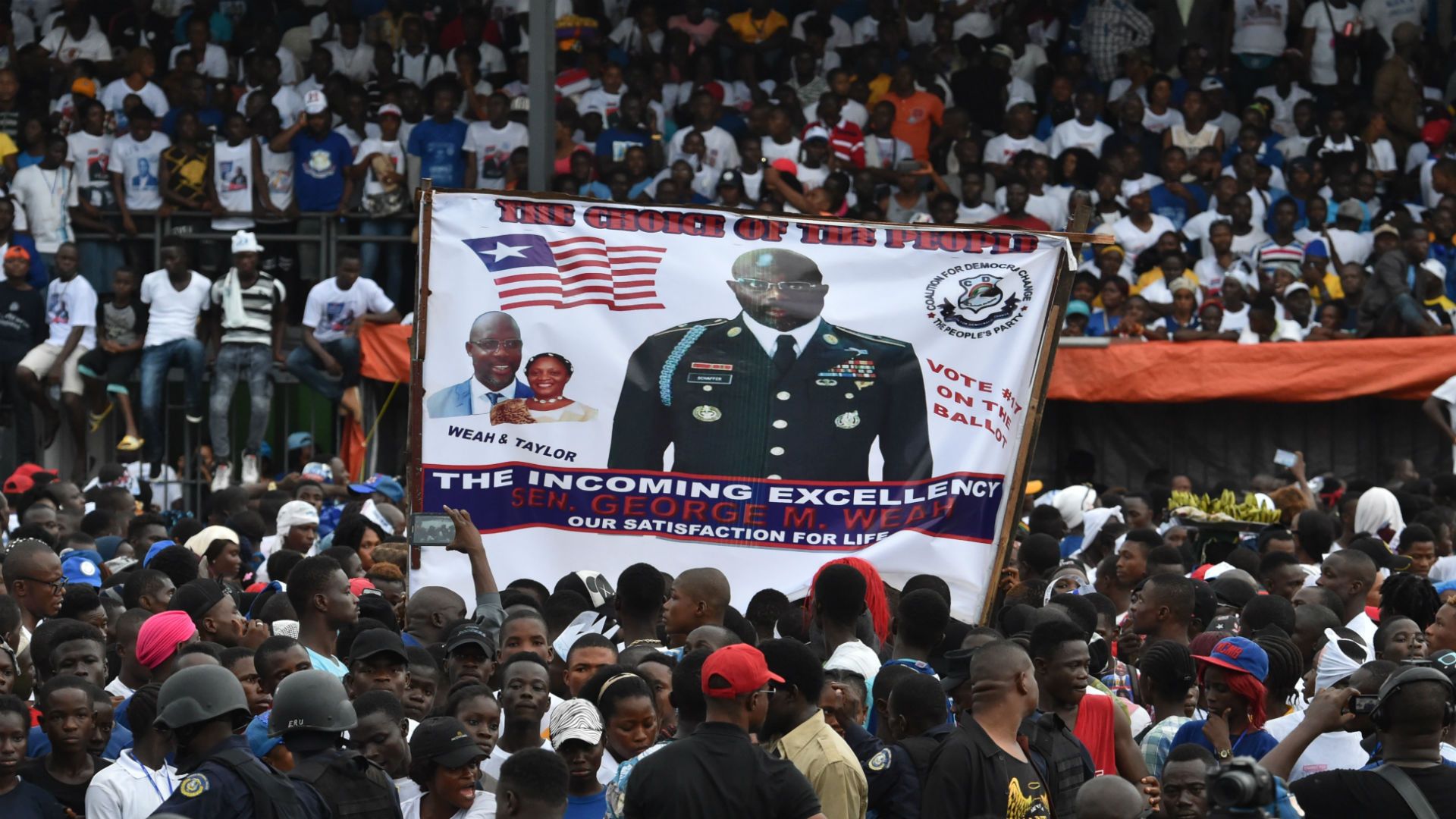 George Weah Liberia election