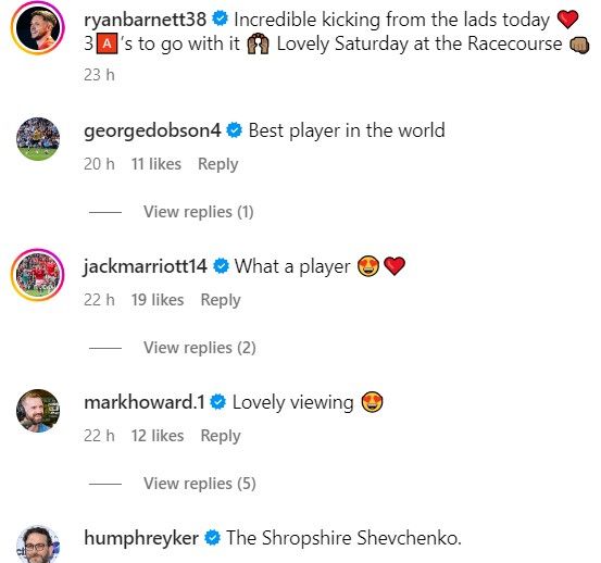 Ryan Barnett praise Shevchenko