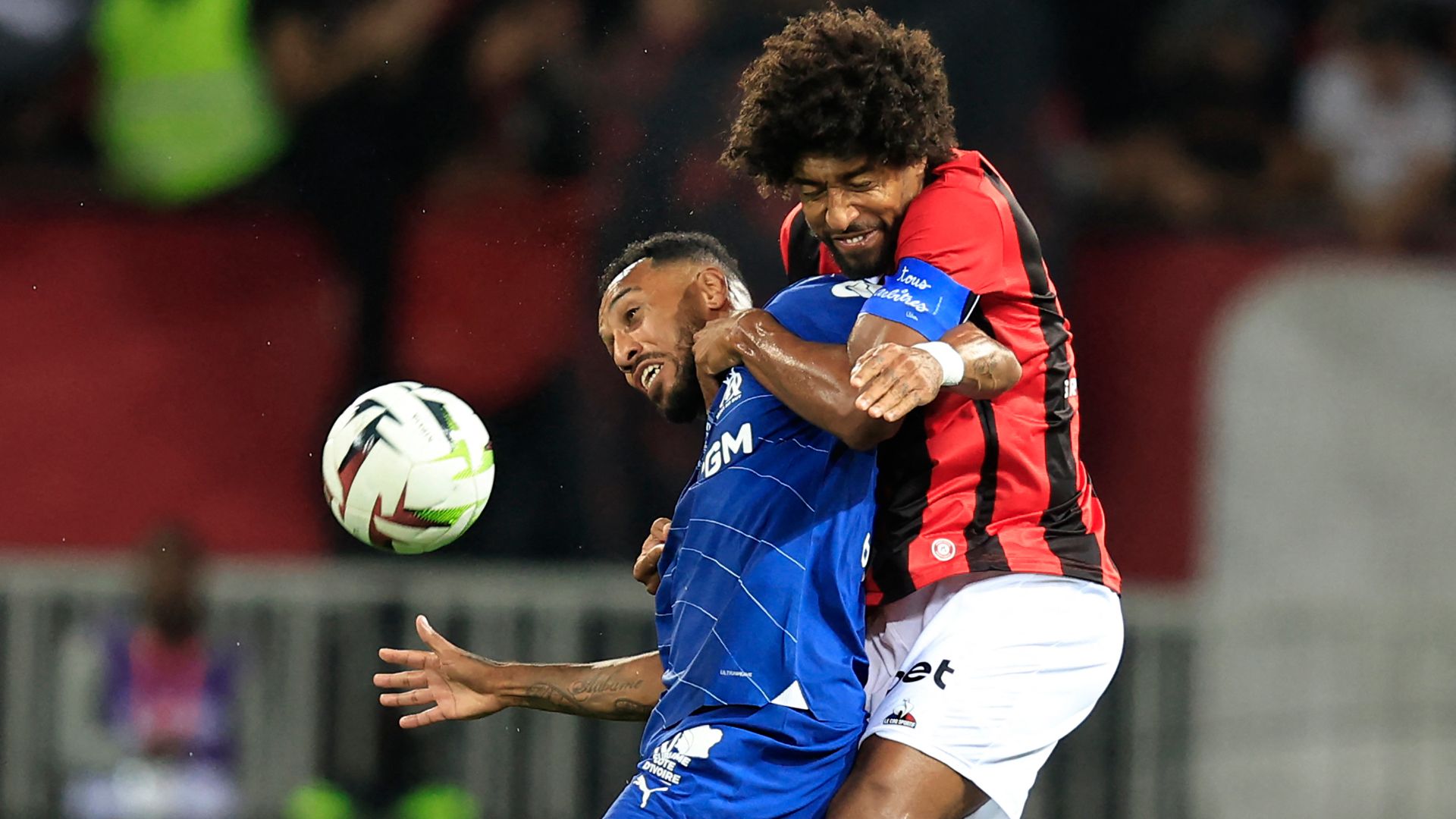 Dante Pierre-Emerick Aubameyang Nice Marseille Ligue 1