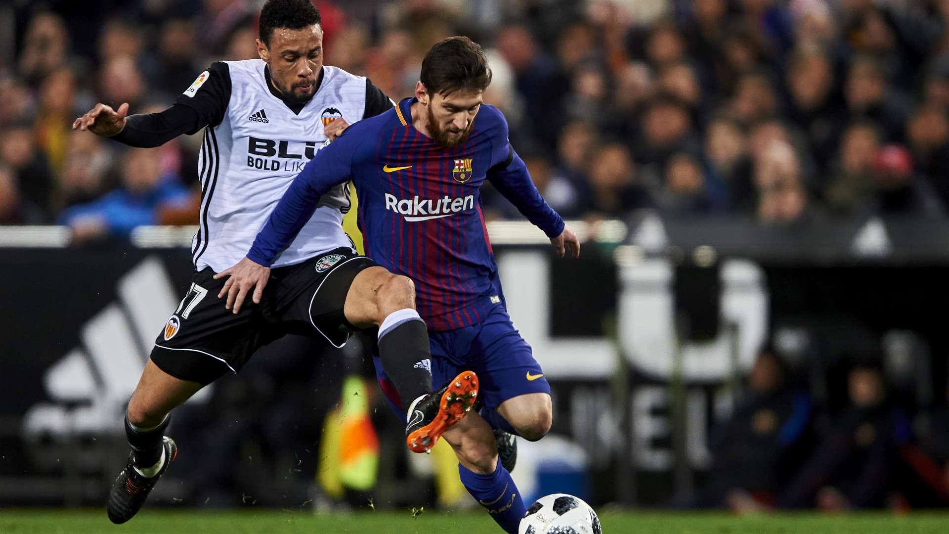 Coquelin Messi Valencia Barcelona Copa del Rey
