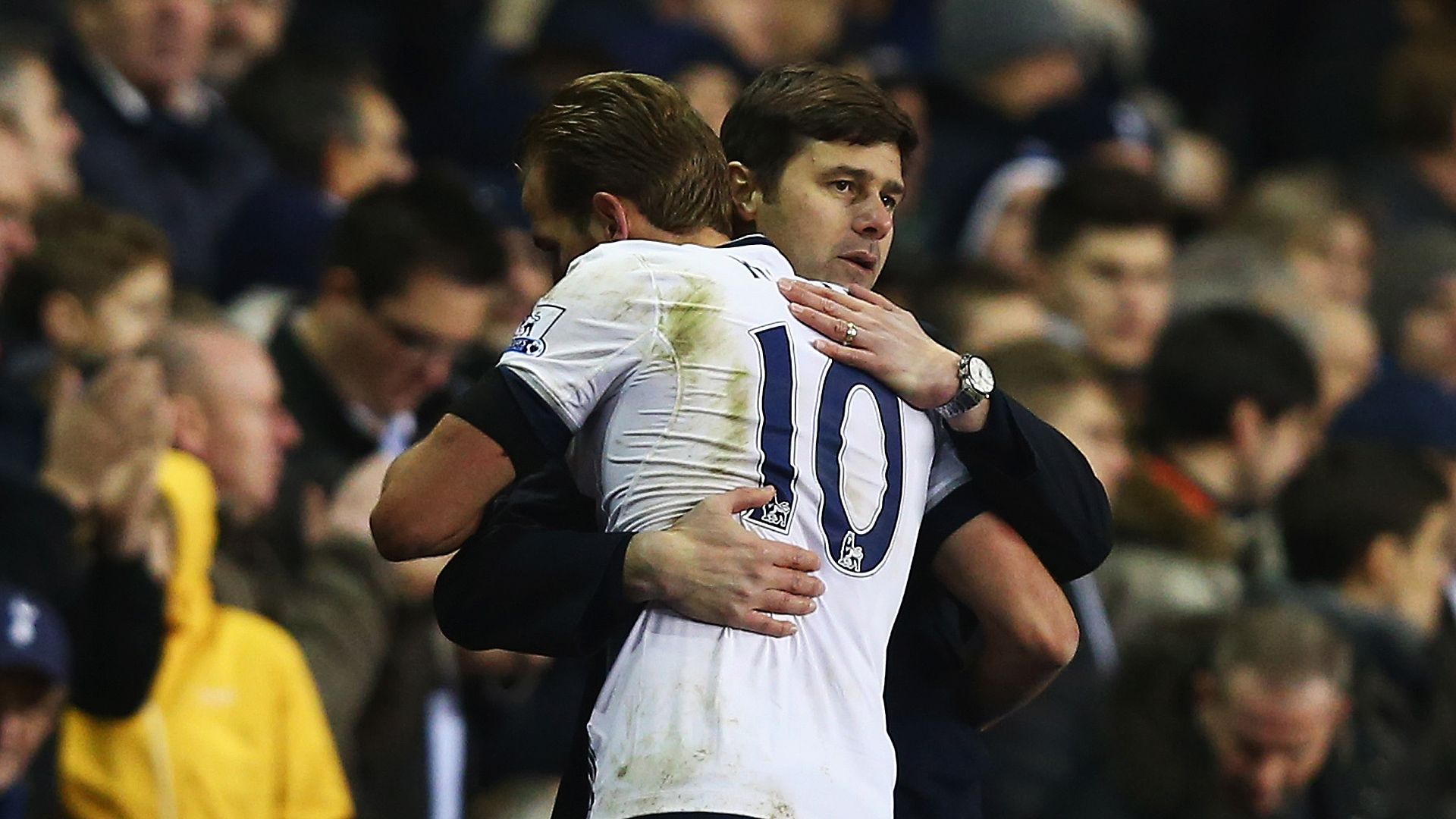 Mauricio Pochettino Harry Kane Tottenham Hotspurs 11222015