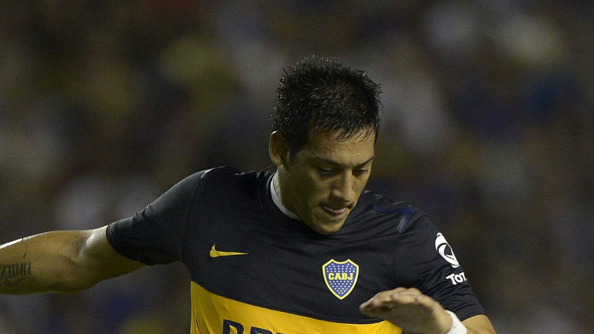 Claudio Perez Boca Juniors v Nacional Copa Libertadores 07032013