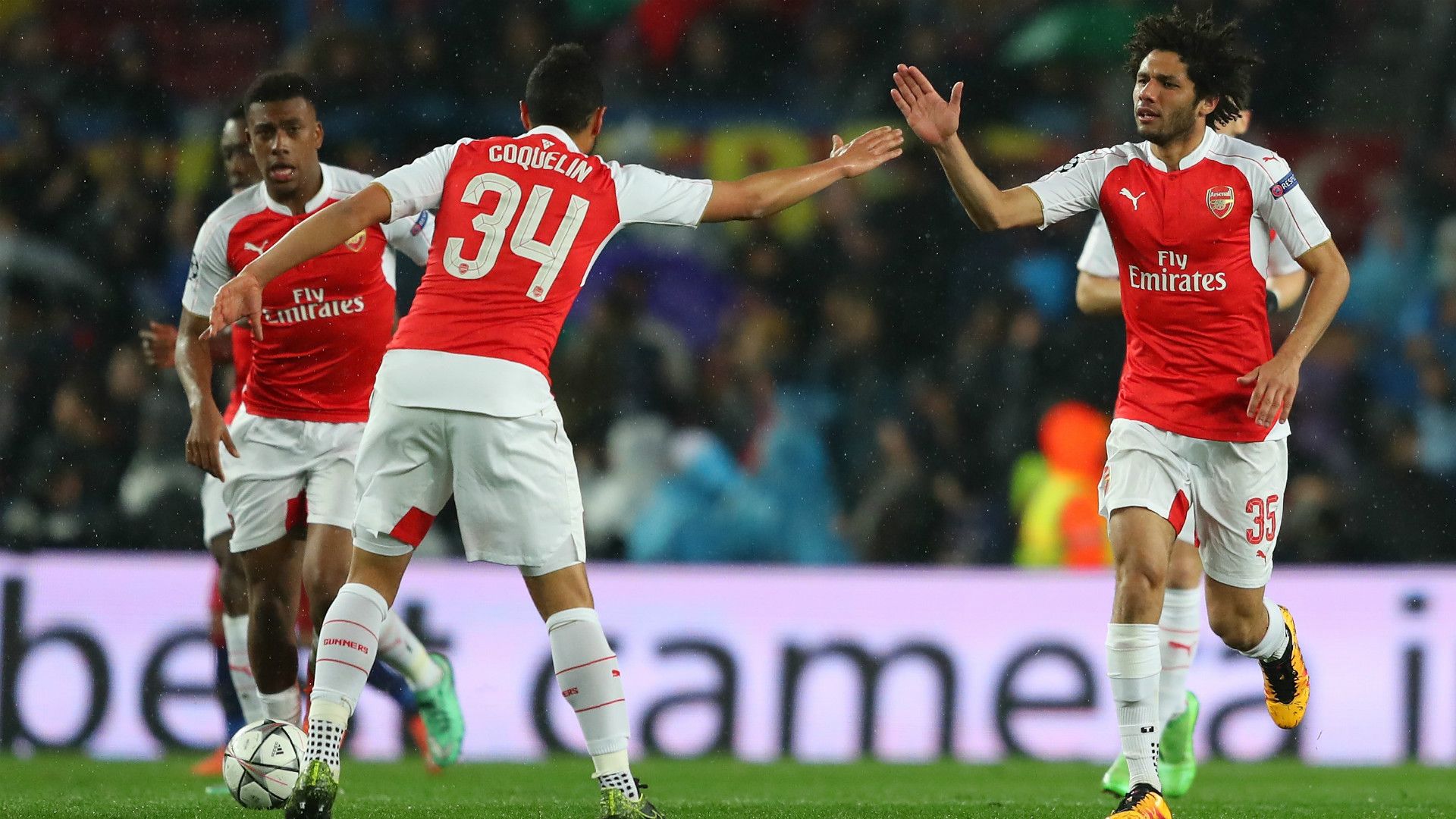 Mohamed Elneny Barcelona Arsenal Champions League