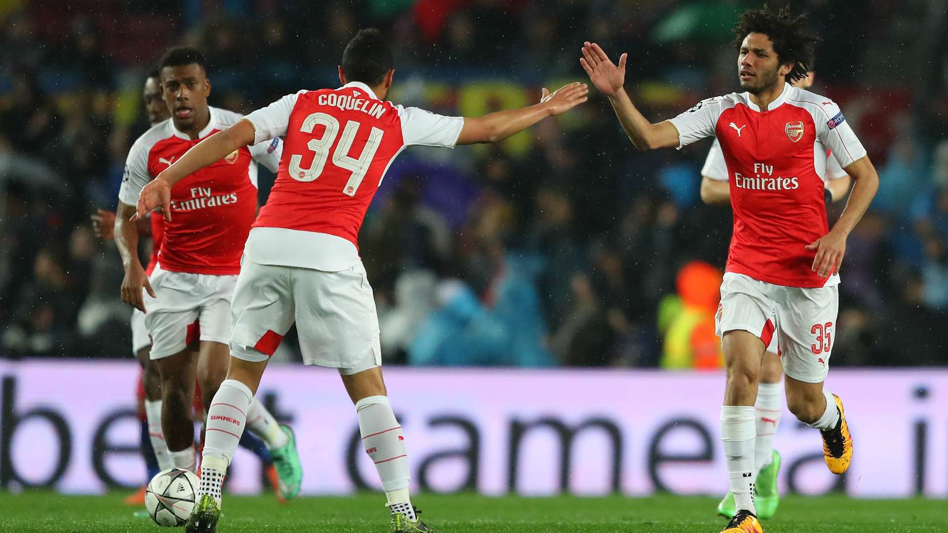 Mohamed Elneny Barcelona Arsenal Champions League