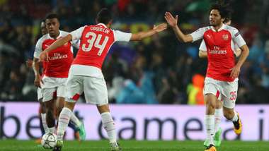 Mohamed Elneny Barcelona Arsenal Champions League