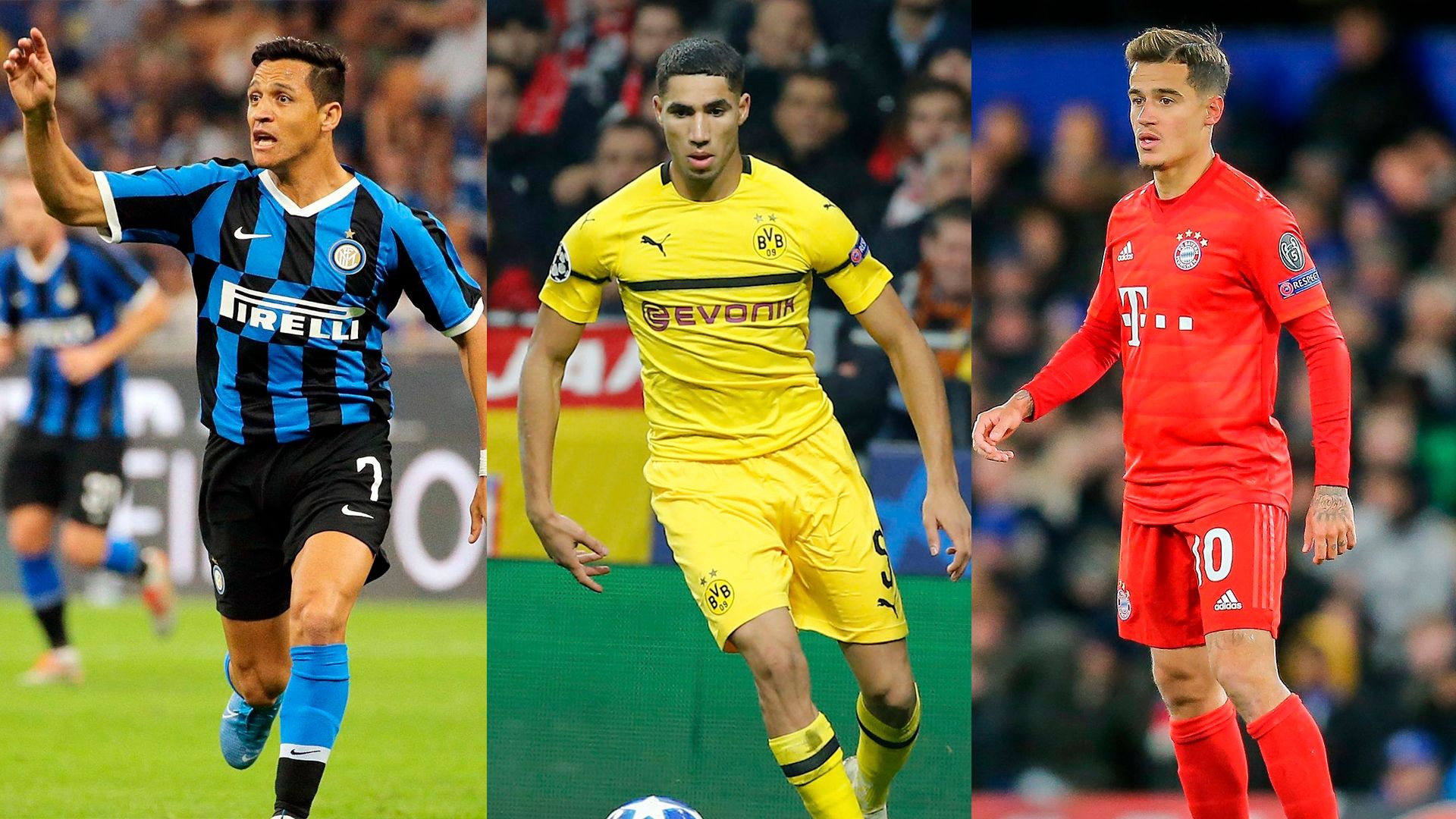 Alexis Sánchez Achraf Hakimi Coutinho