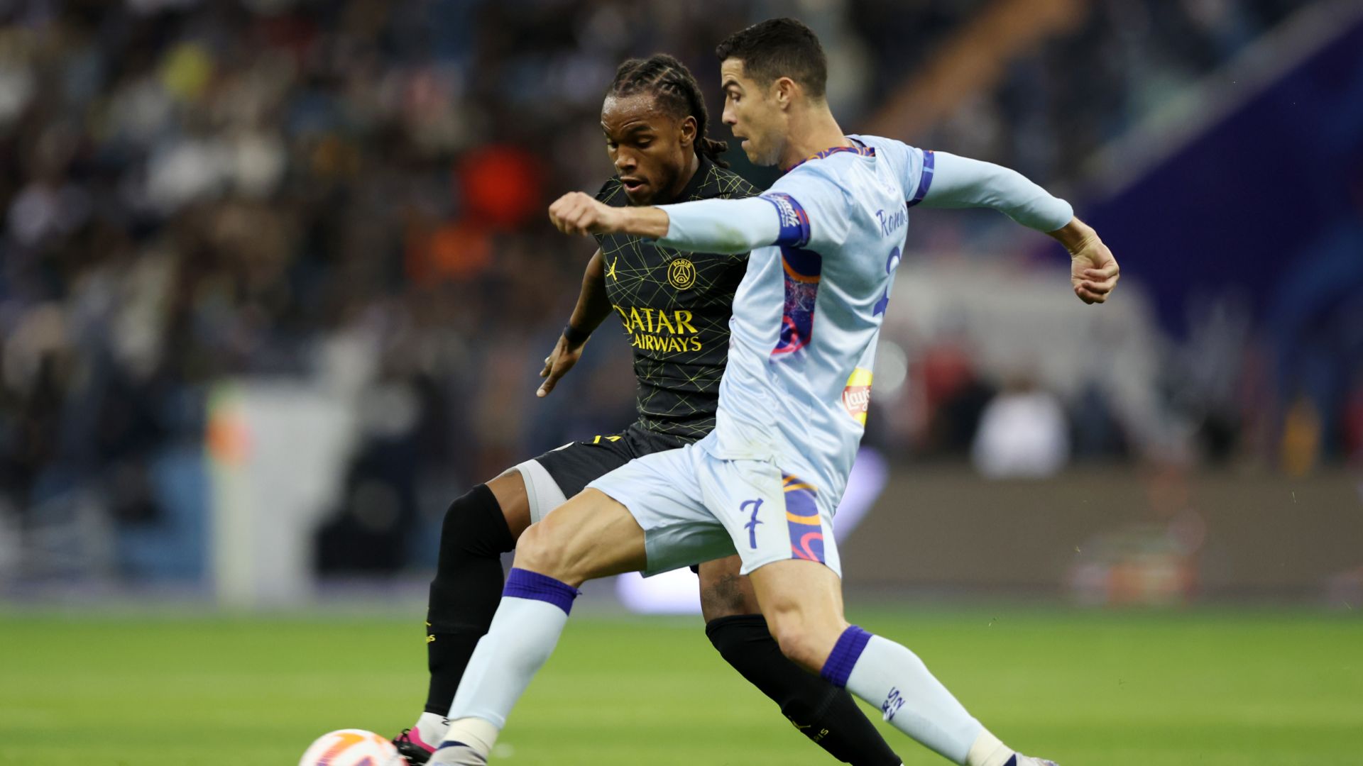 Renato Sanches and Cristiano Ronaldo