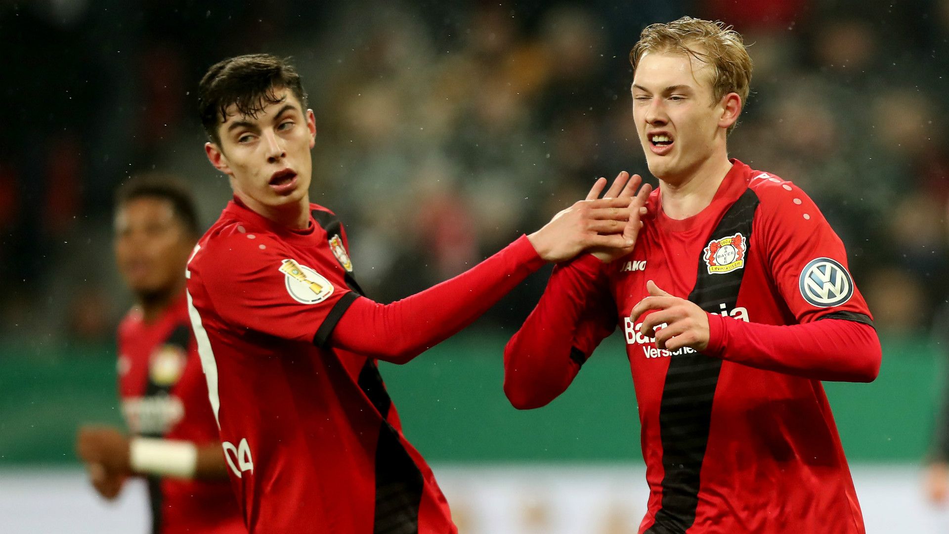 KAI HAVERTZ JULIAN BRANDT BAYER LEVERKUSEN