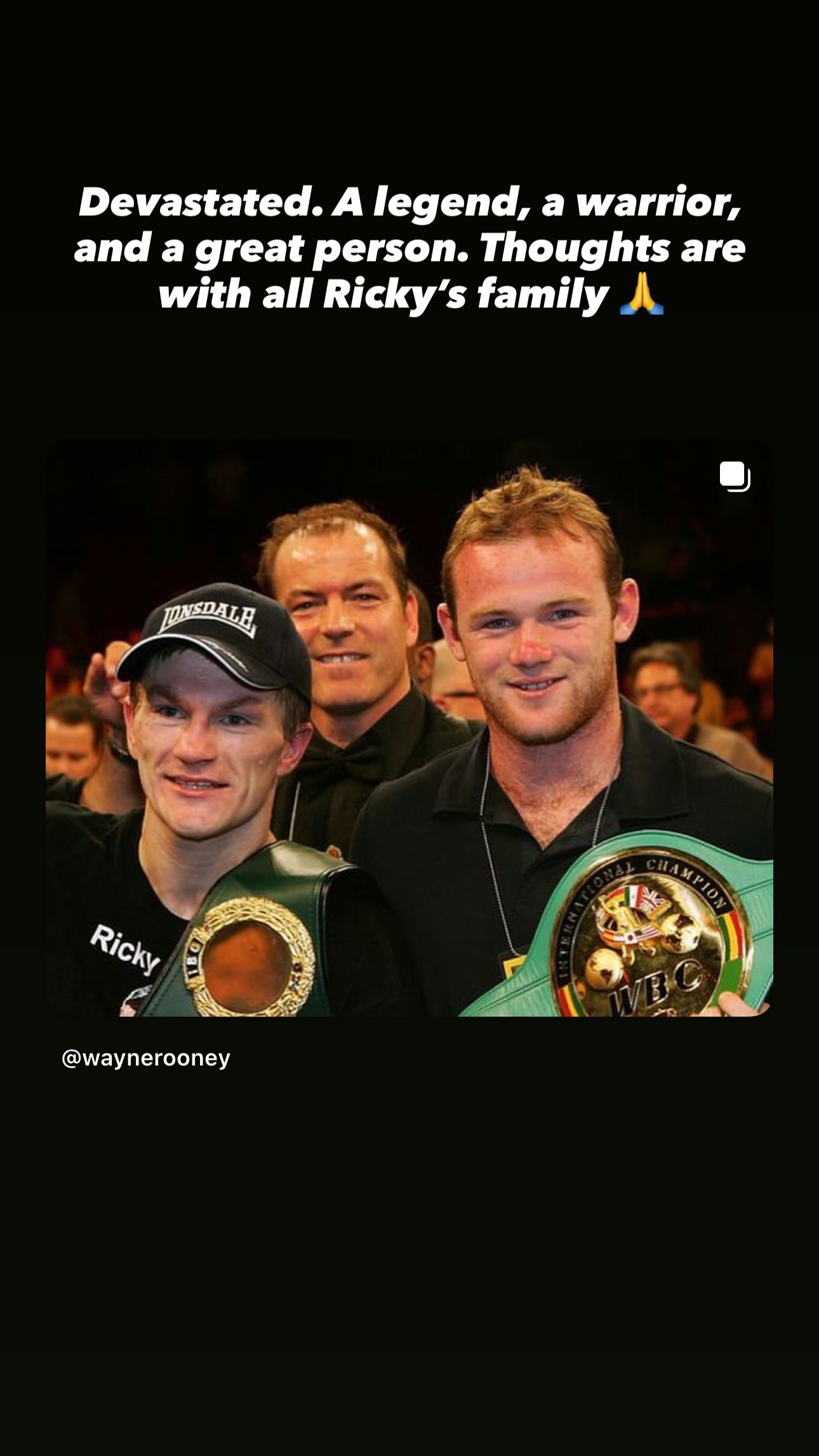Wayne Rooney Ricky Hatton