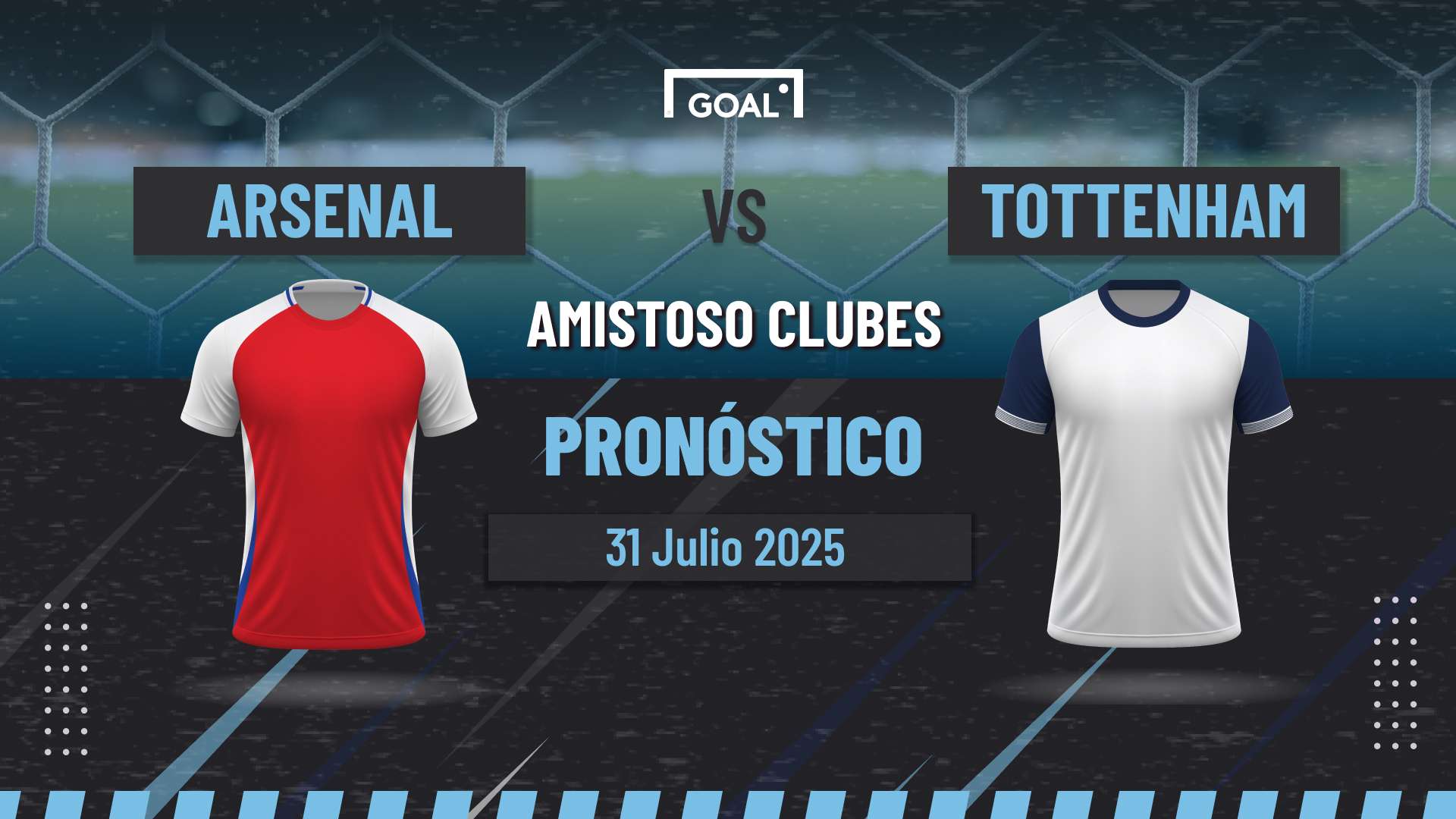 Arsenal vs Tottenham Pronóstico y Apuestas Amistoso de Clubes | 31/07/25