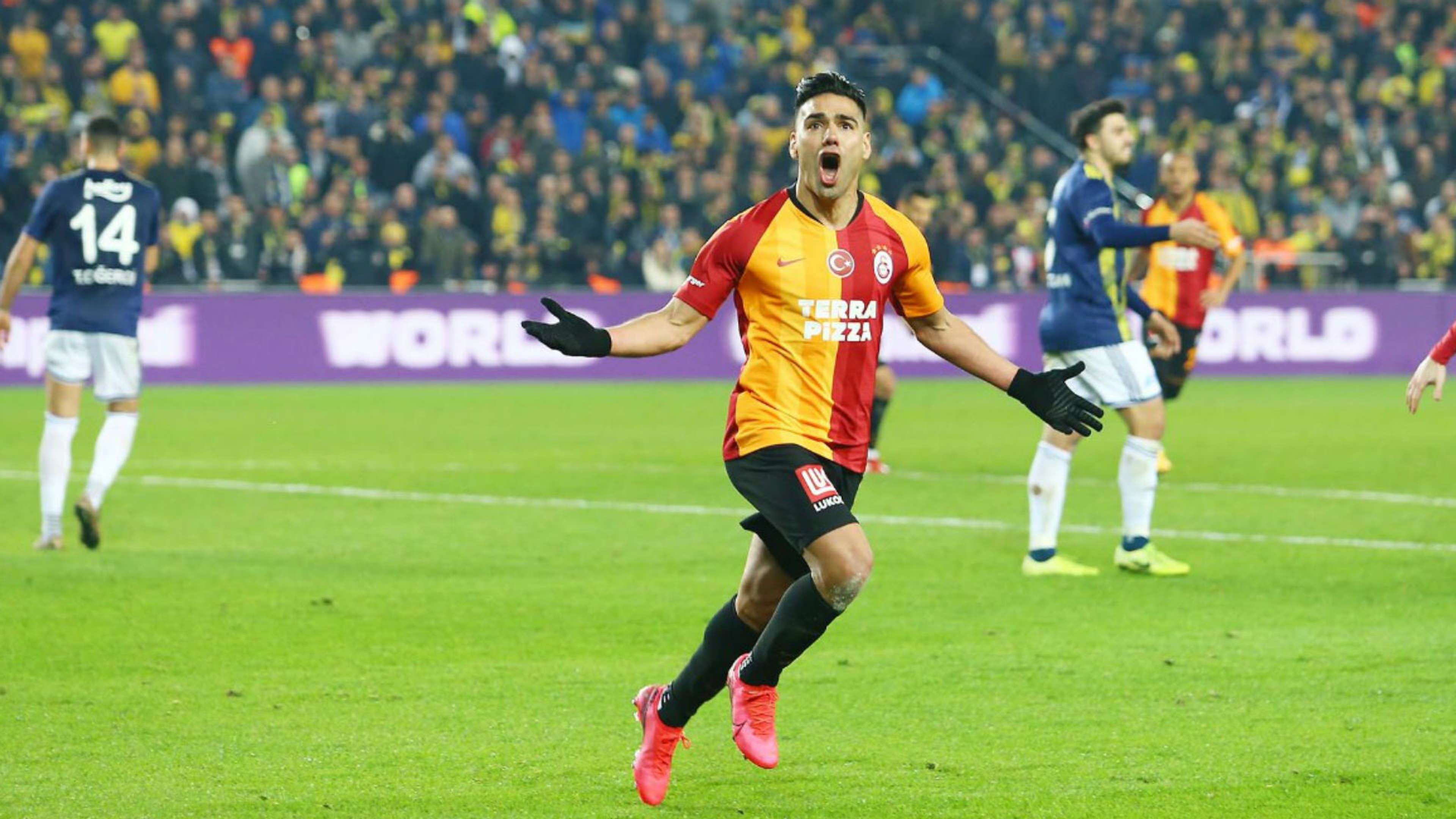Radamel Falcao García gol Galatasaray vs Fenerbahce 2020