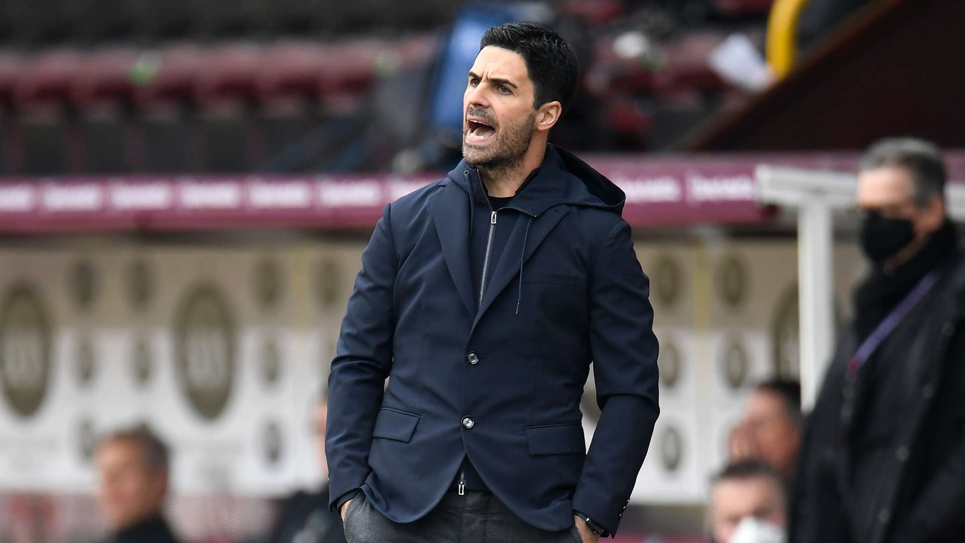 Mikel Arteta Arsenal Burnley 2020-21