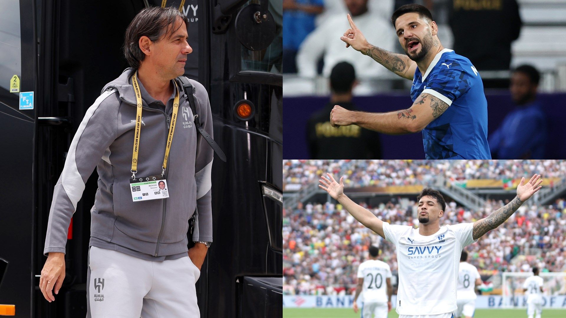 Simone Inzaghi Aleksandar Mitrovic Marcos Leonardo