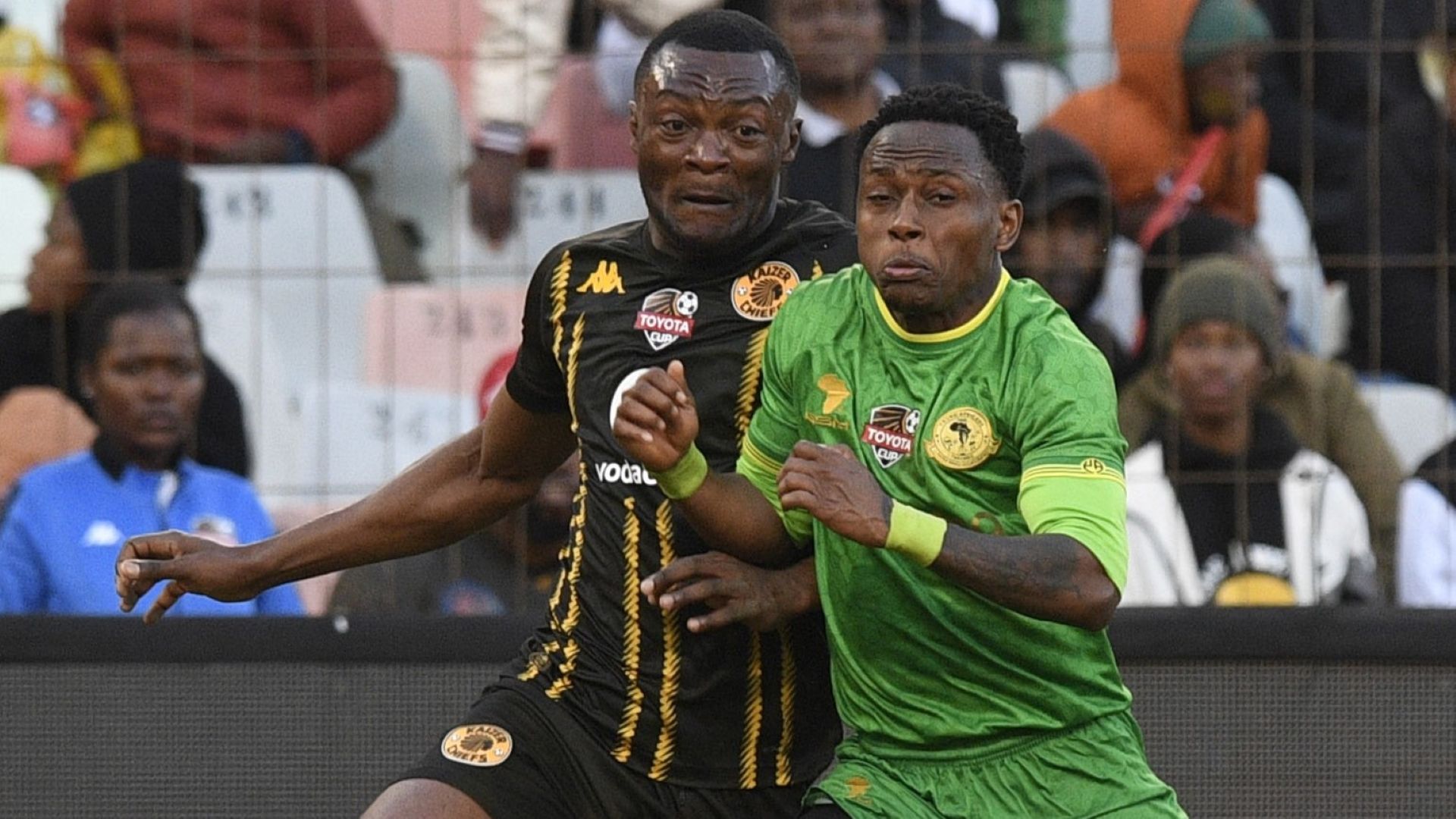 Christian Saile and Nickson Kibabage, Kaizer Chiefs vs Yanga SC