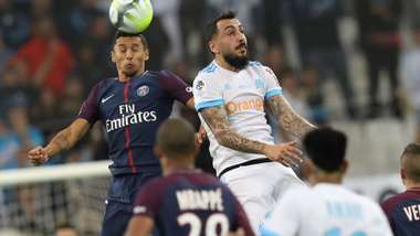 Kostas Mitroglou Marquinhos Marseille PSG Ligue 1 22102017