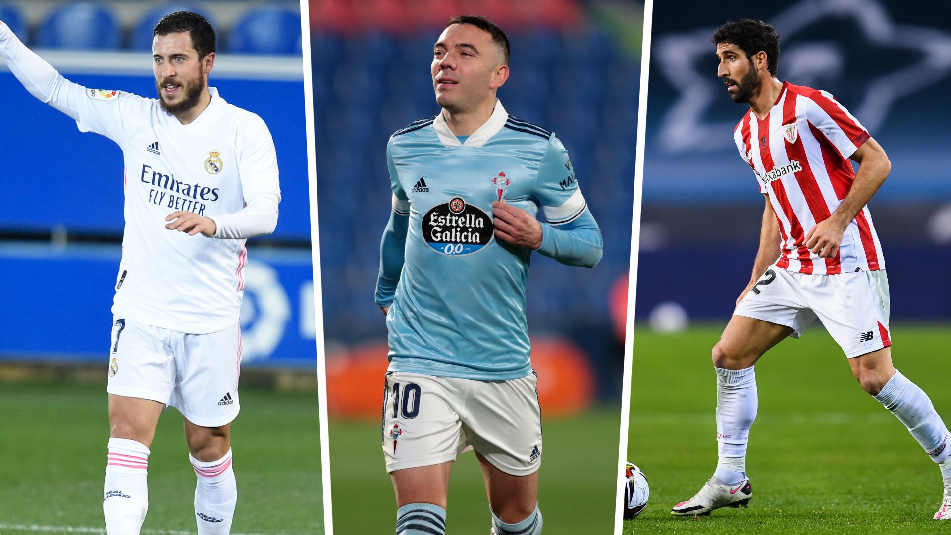 Hazard Madrid Aspas Celta Raul Garcia Athletic