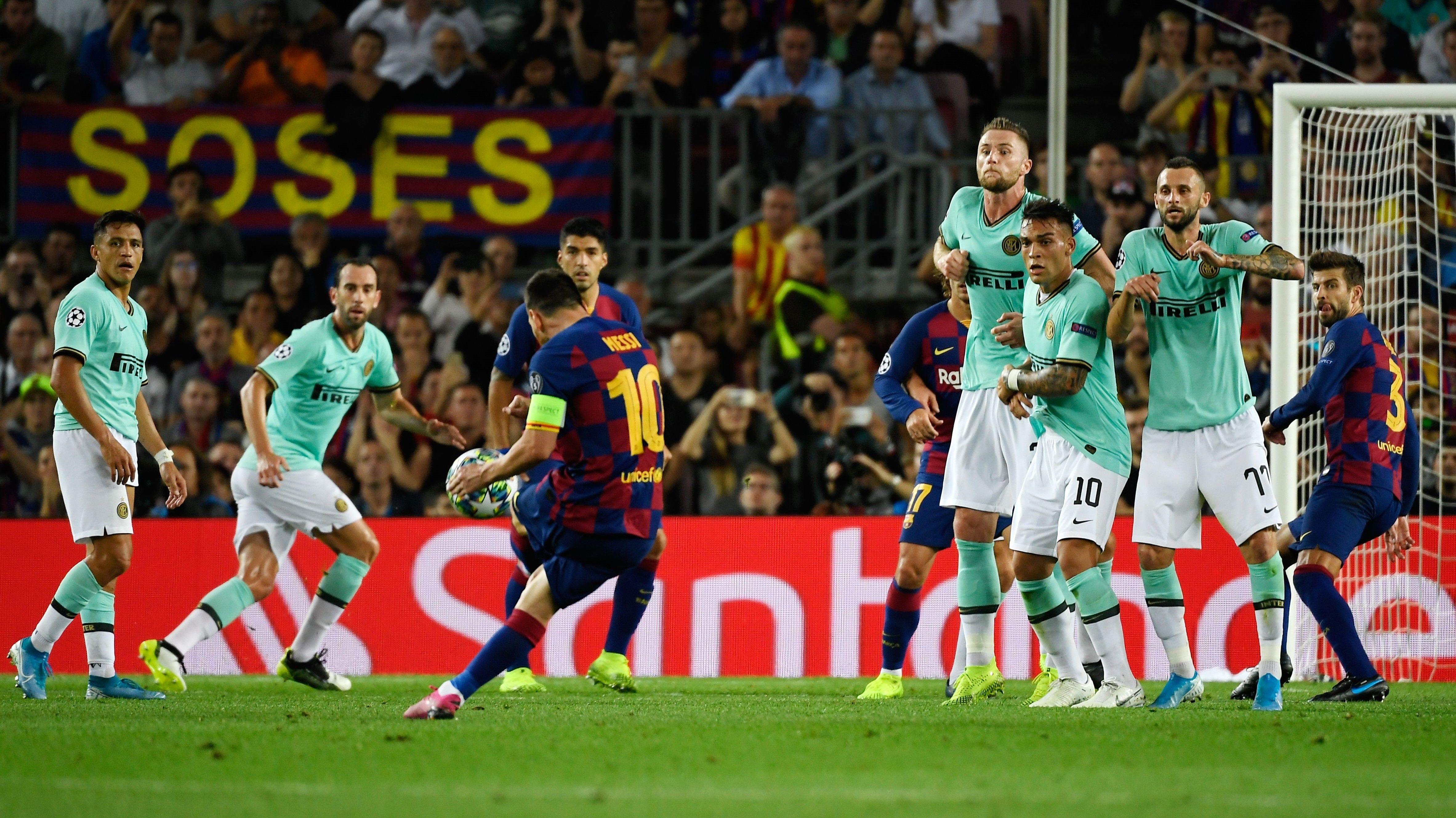 Lionel Messi Barcelona Inter UCL 02102019