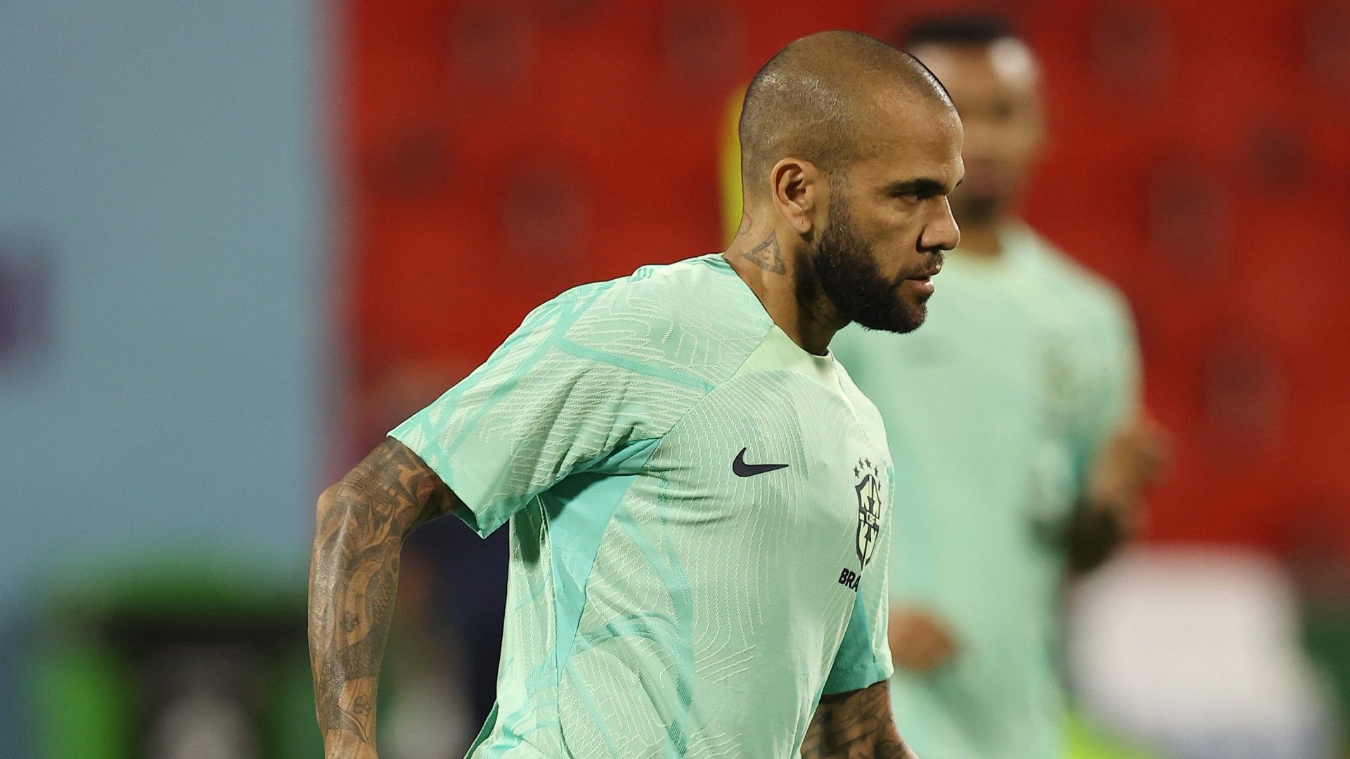 Daniel Alves treino Brasil Copa do Mundo 2022