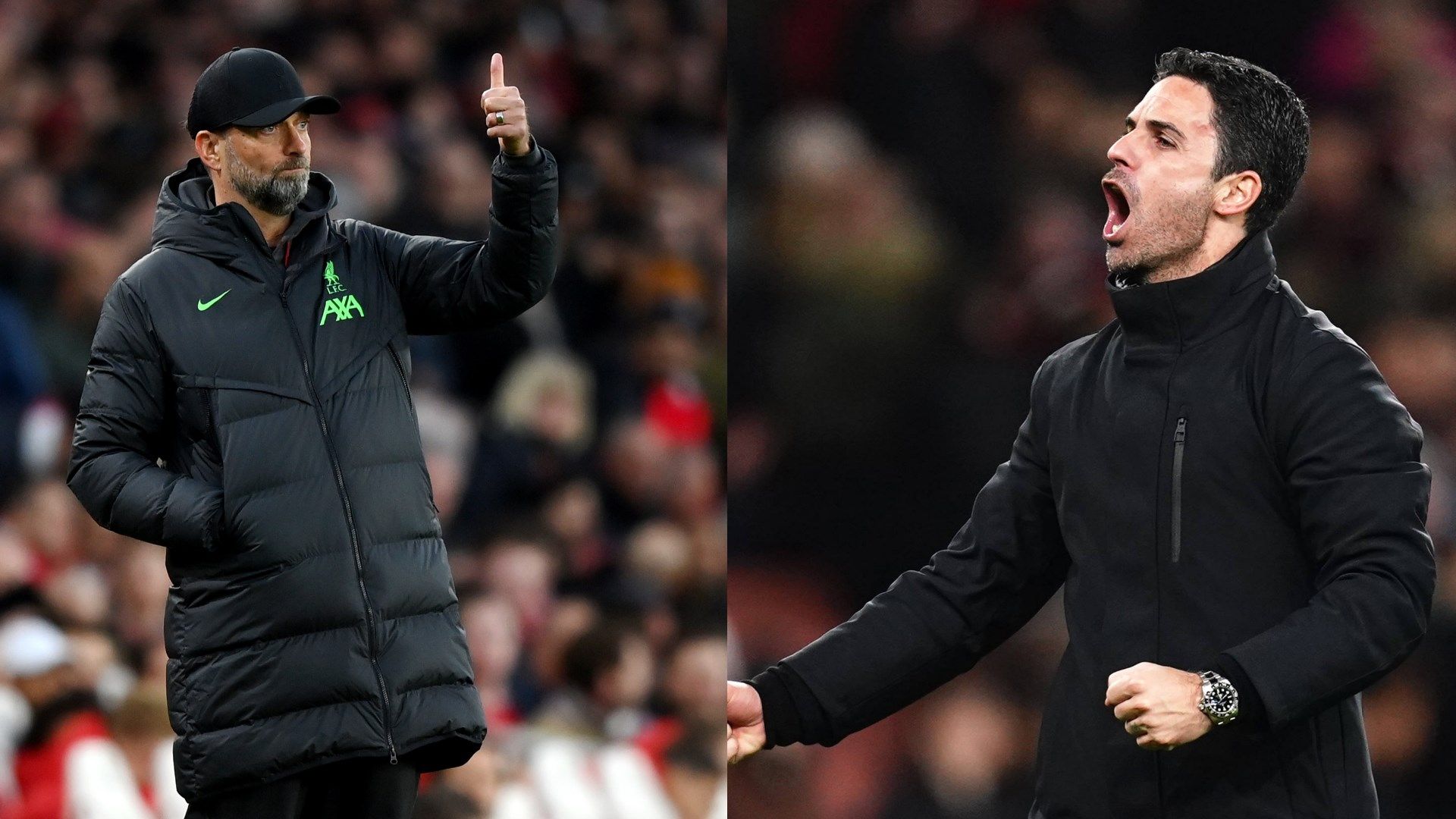 ONLY GERMANY GFX Jurgen Klopp Mikel Arteta