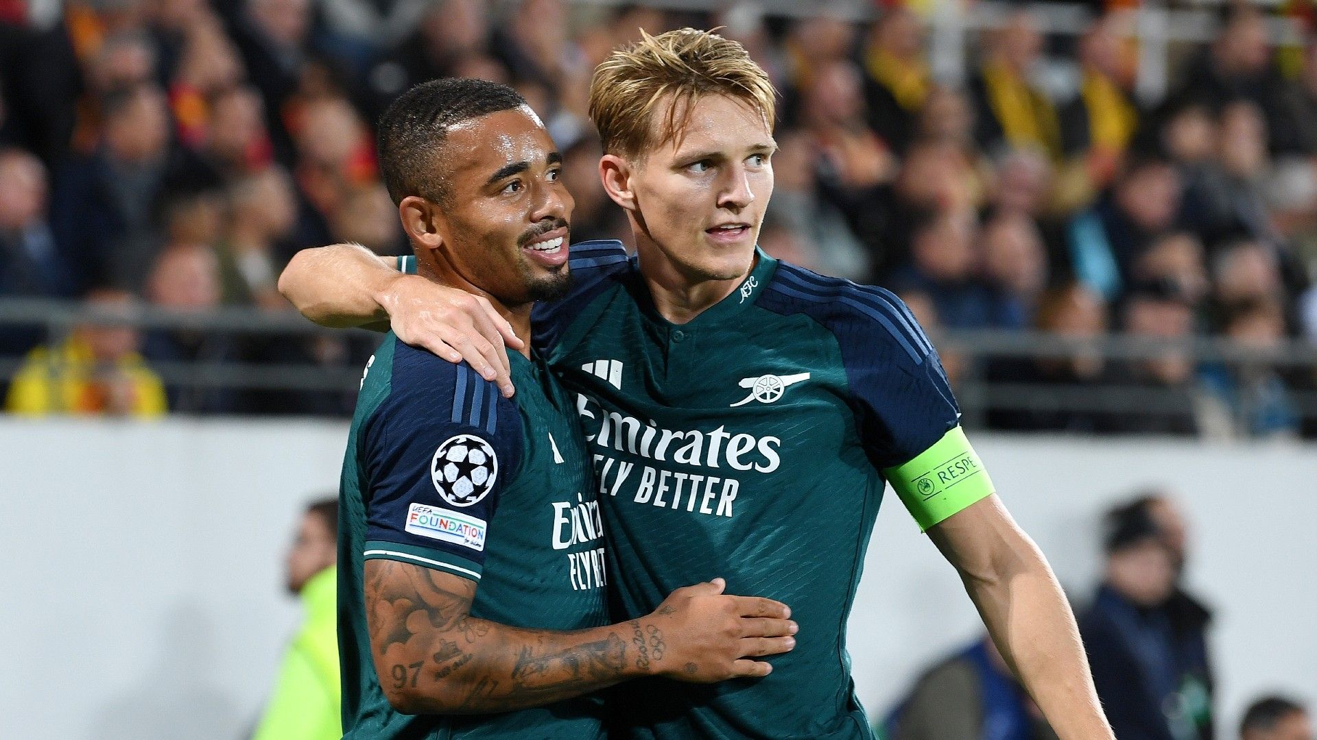Gabriel Jesus Martin Odegaard Arsenal