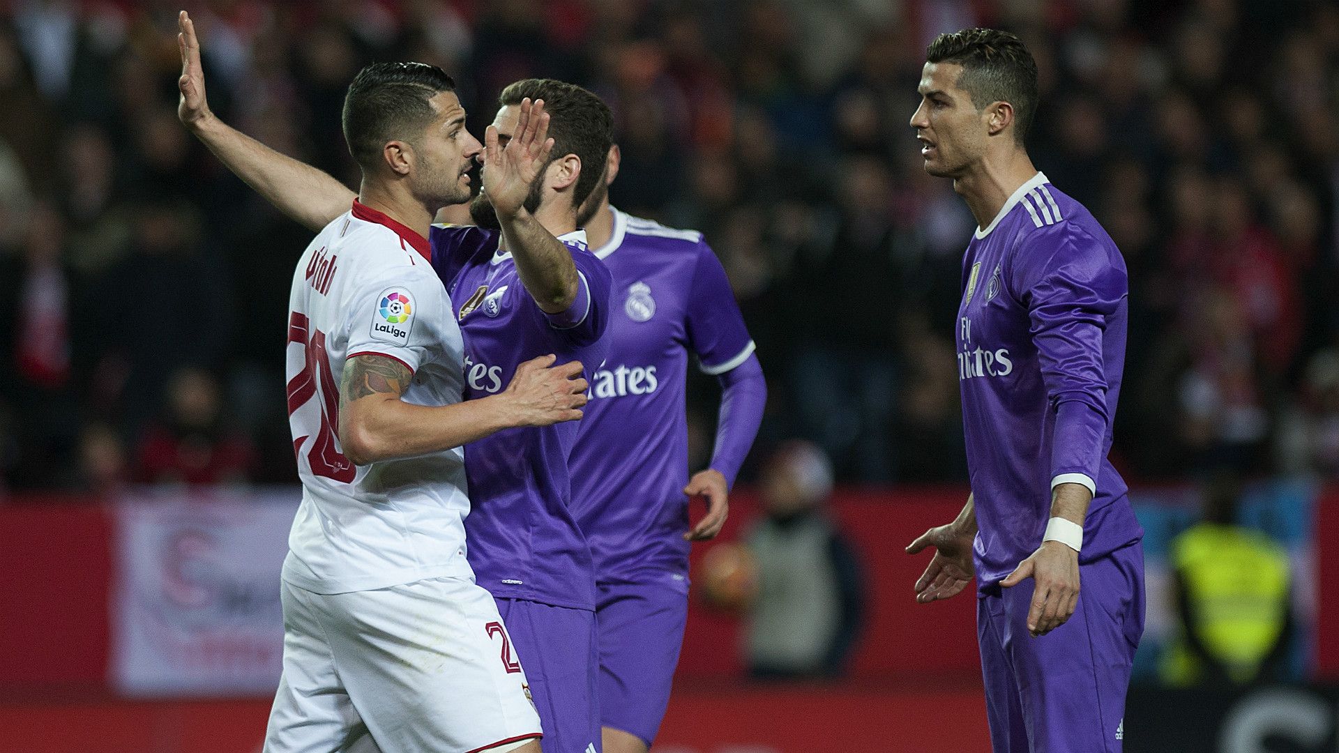 Vitolo Cristiano Ronaldo Sevilla Real Madrid La Liga 15012017