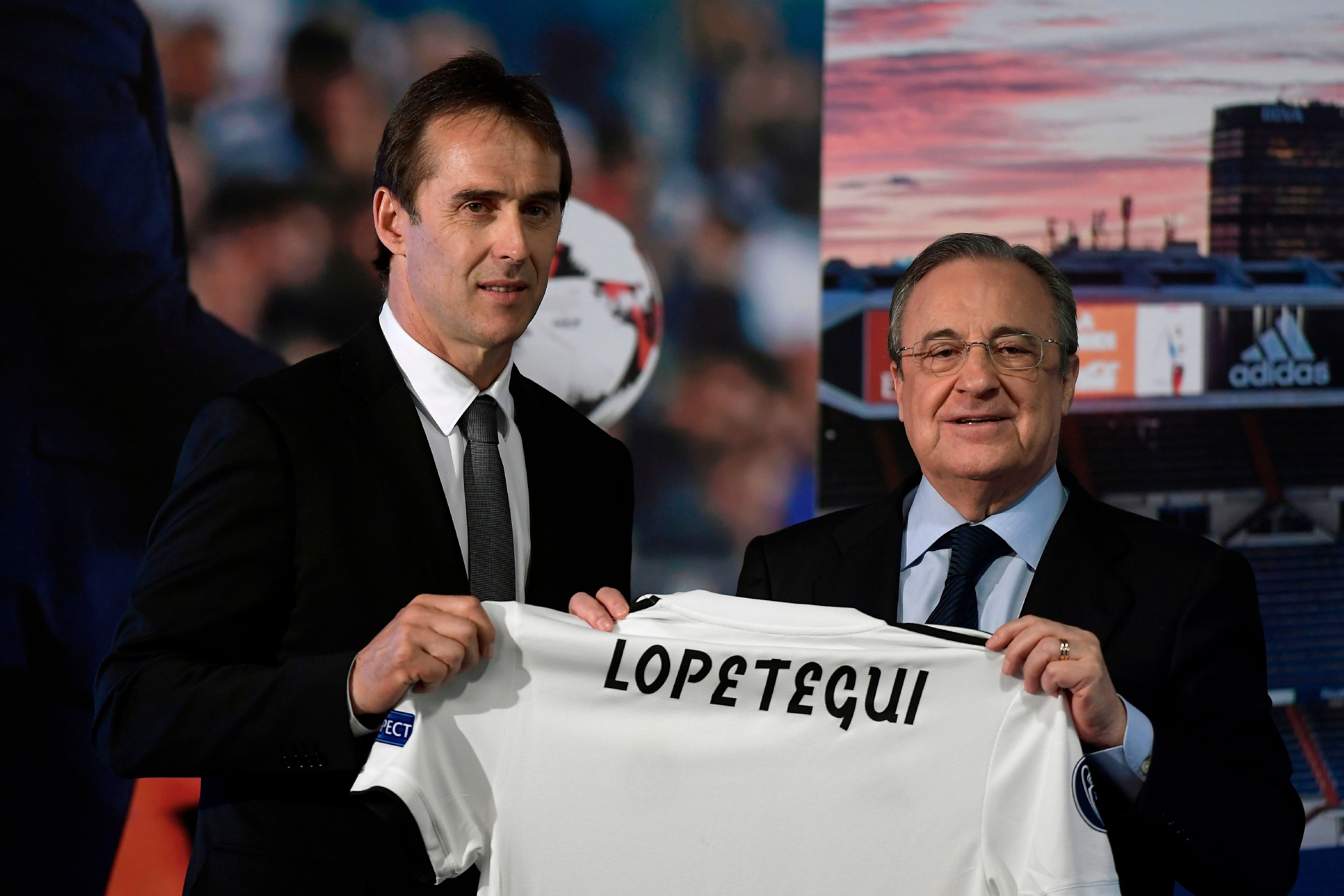Florentino Perez Julen Lopetegui Real Madrid