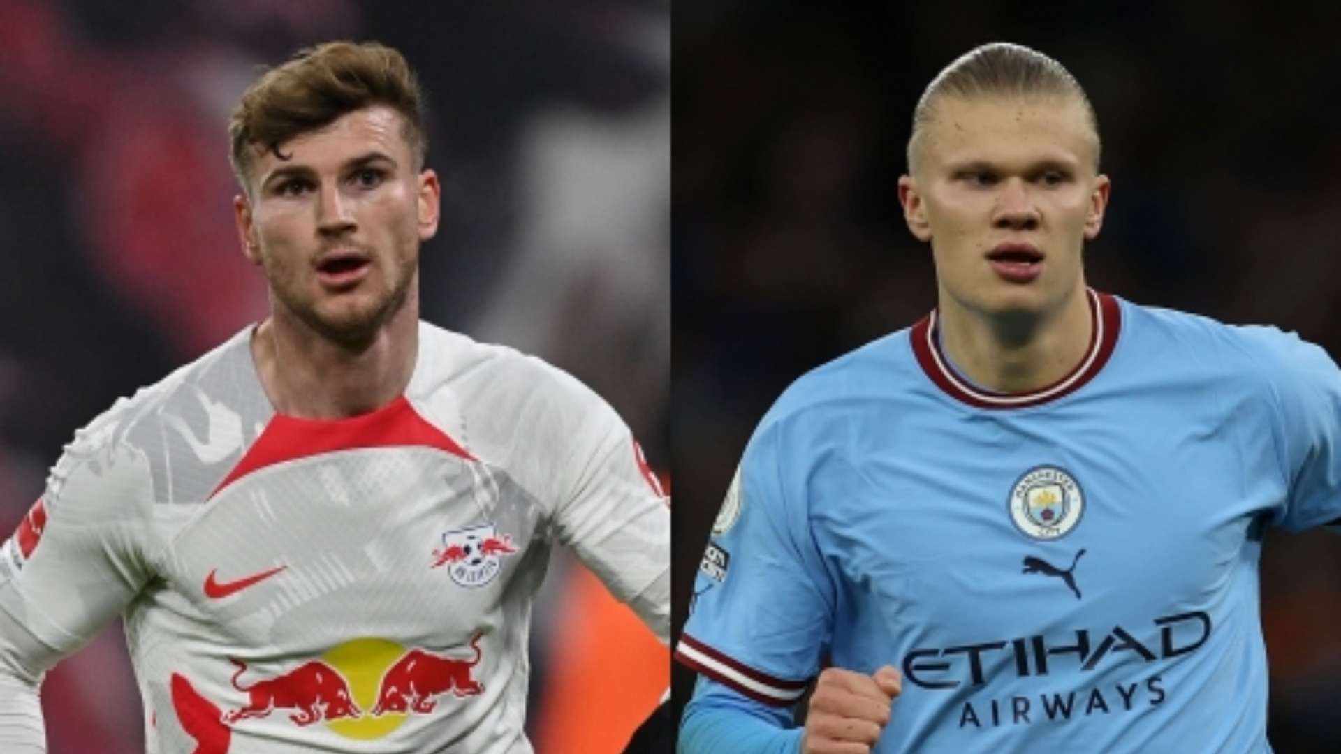 Timo Werner Leipzig Erling Haaland Man City