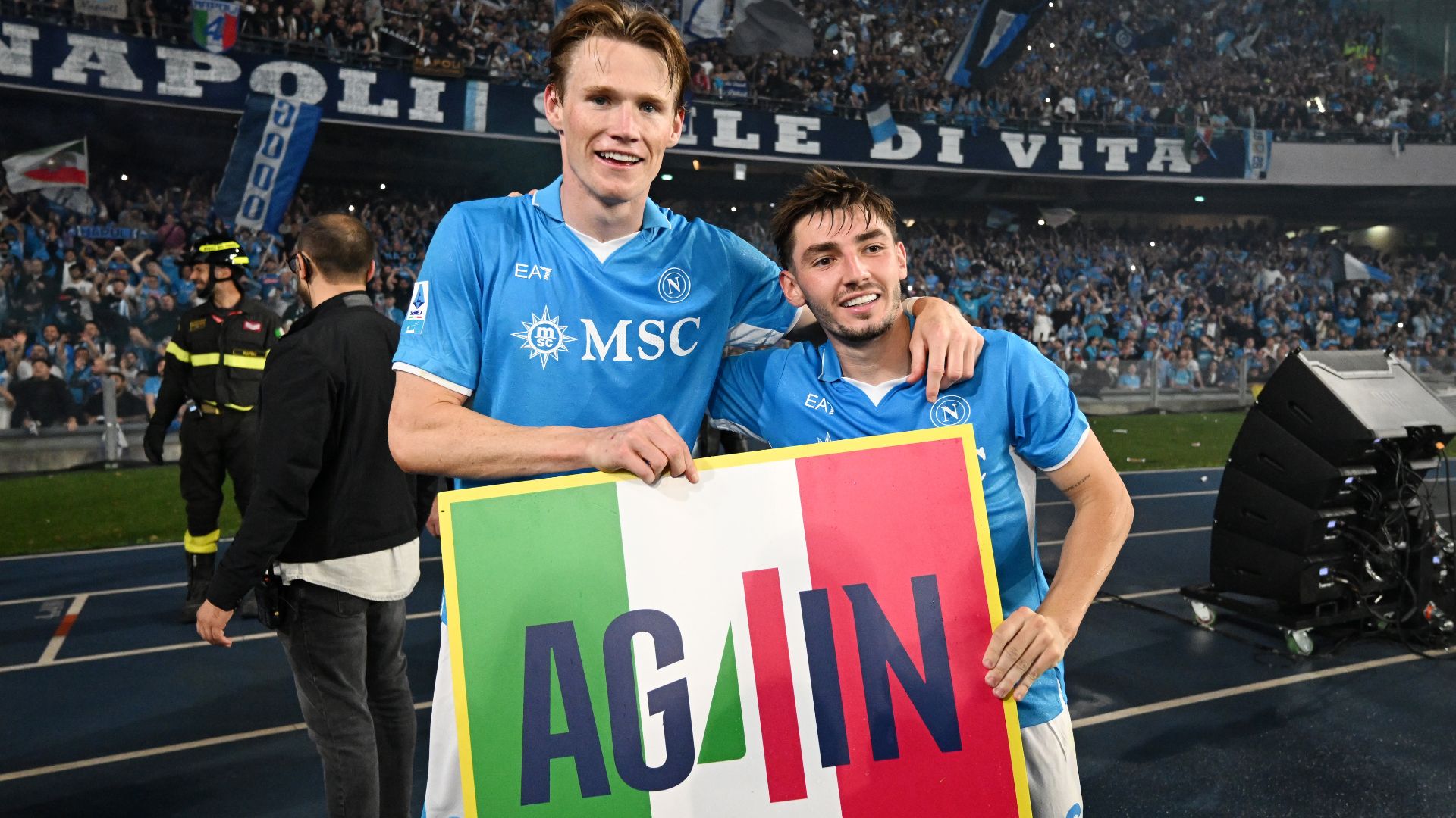 McTominay Napoli Cagliari Serie A