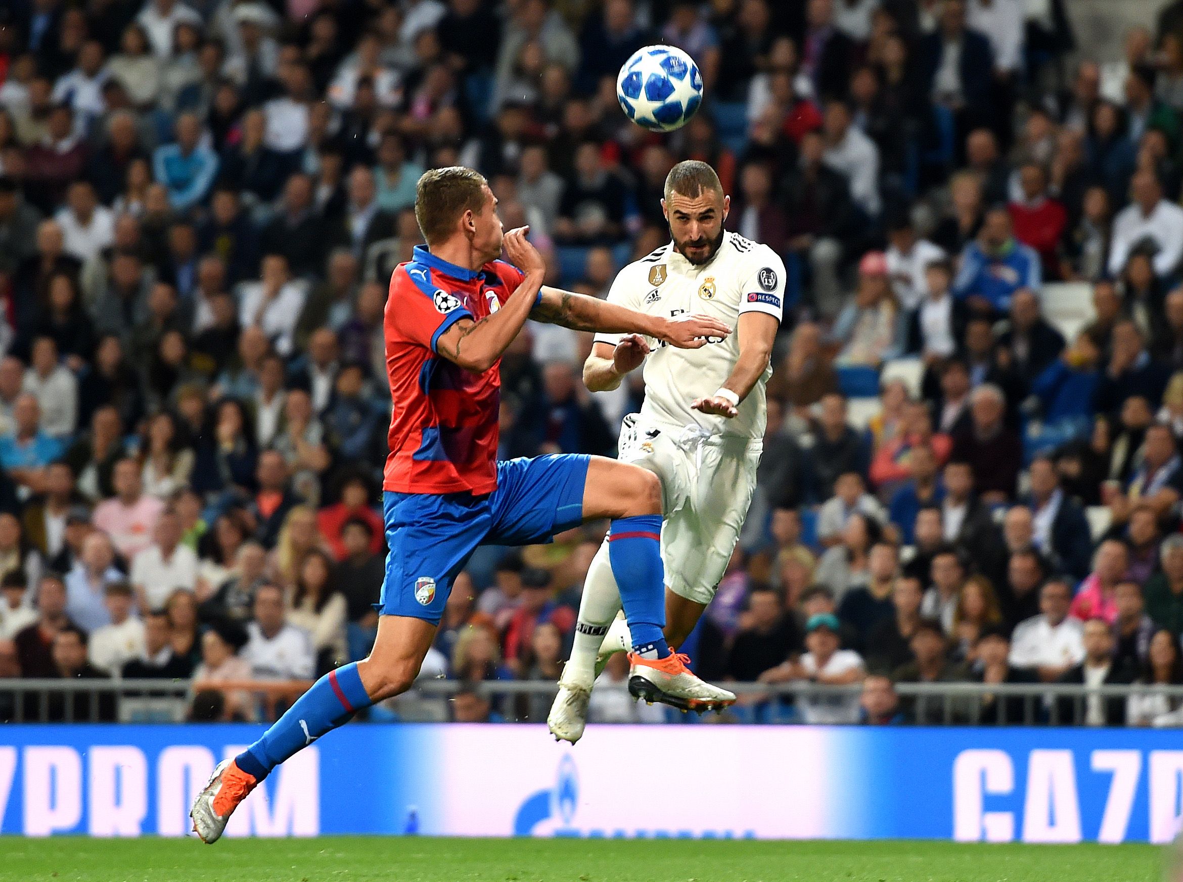 BENZEMA REAL MADRID VIKTORIA PLZEN CHAMPIONS LEAGUE