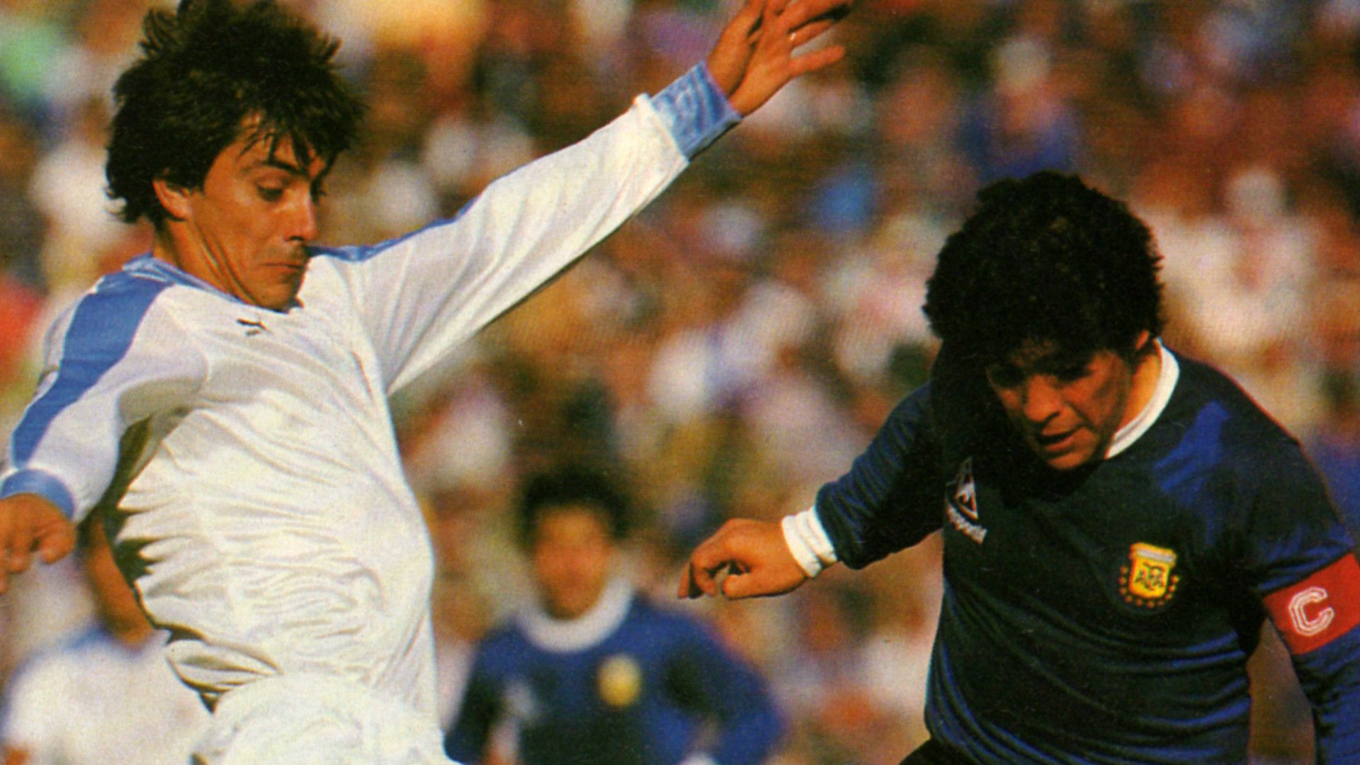 Diego Maradona Argentina Uruguay Copa America 1987
