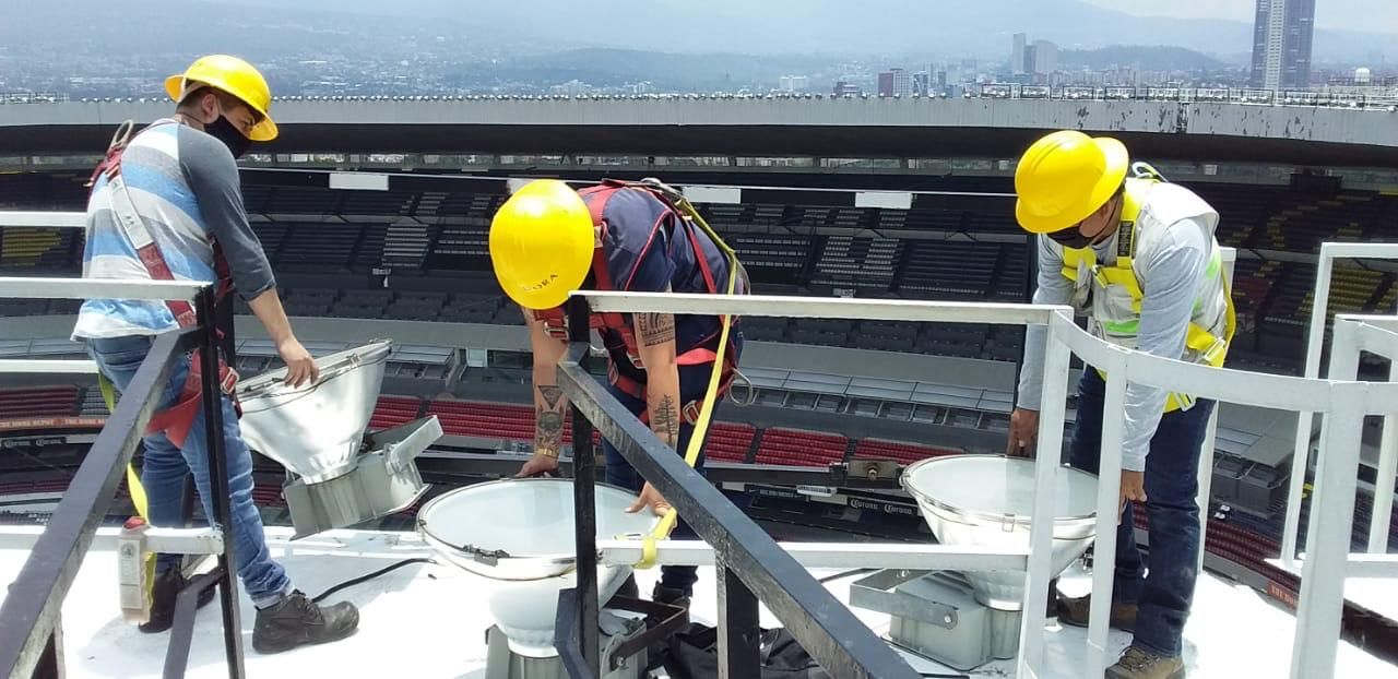 Estadio Azteca Iluminación