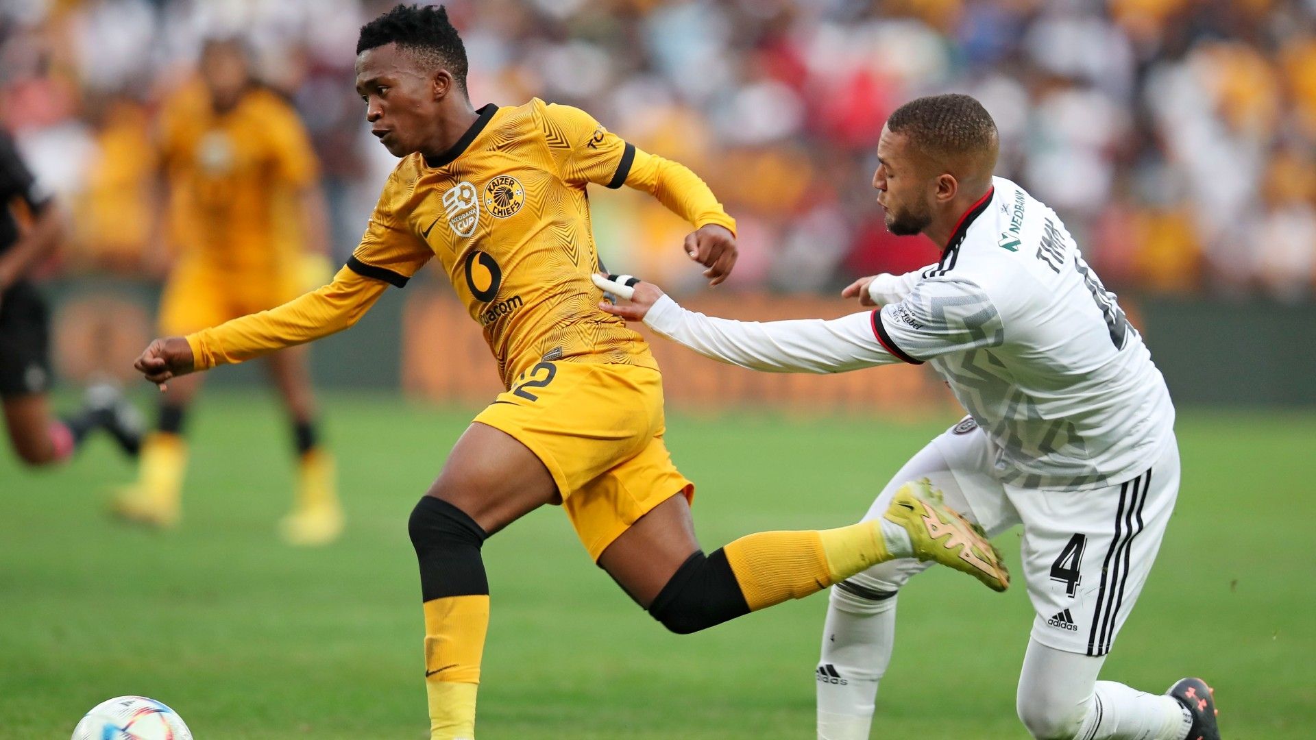 Mduduzi Shabalala and Miguel Timm, Kaizer Chiefs vs Orlando Pirates
