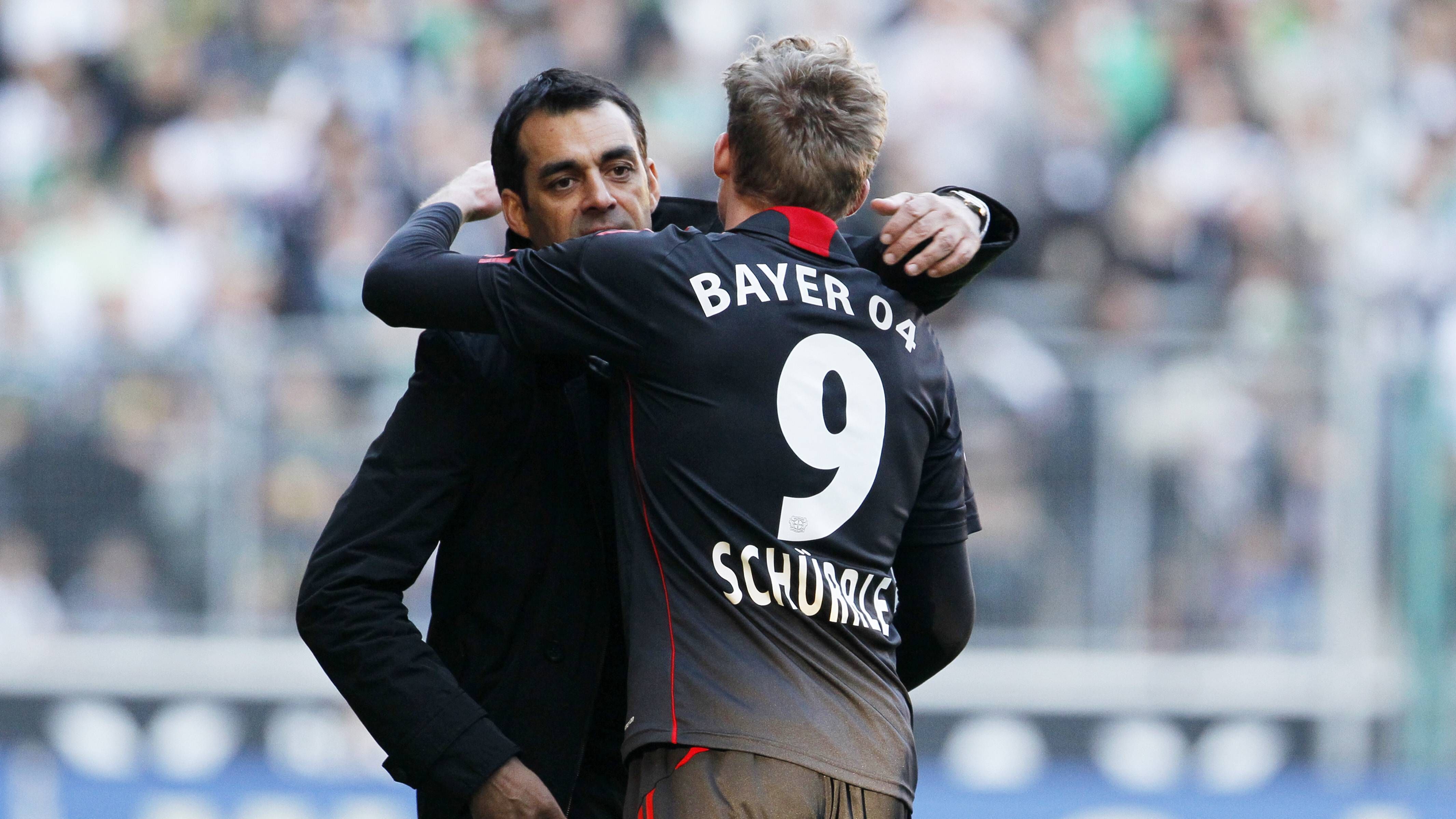 GERMANY ONLY Robin Dutt Andre Schürrle