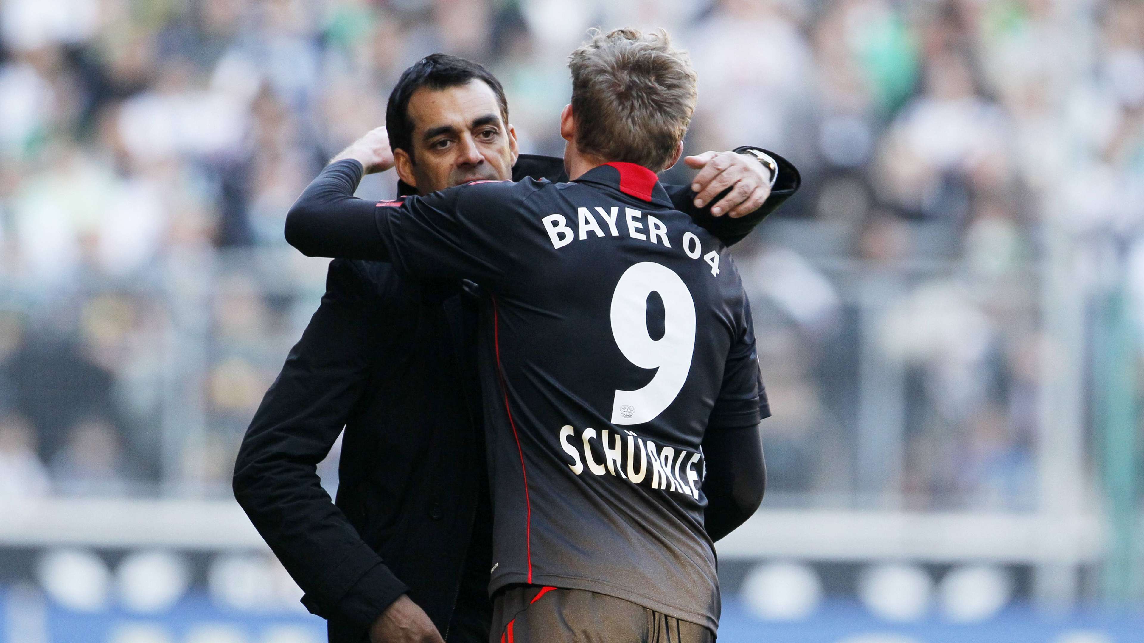 GERMANY ONLY Robin Dutt Andre Schürrle