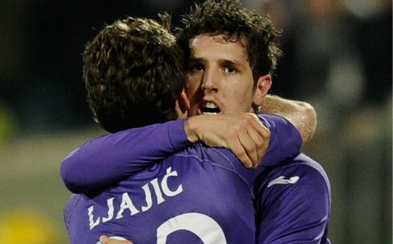 Stevan Jovetic, Adem Ljajic - Fiorentina-Inter