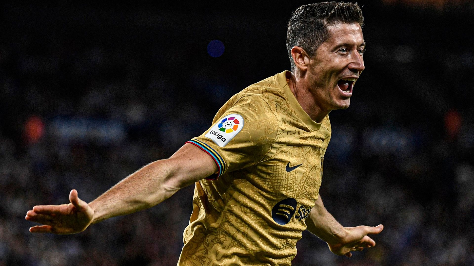 Robert Lewandowski Barcelona Real Sociedad 2022-23
