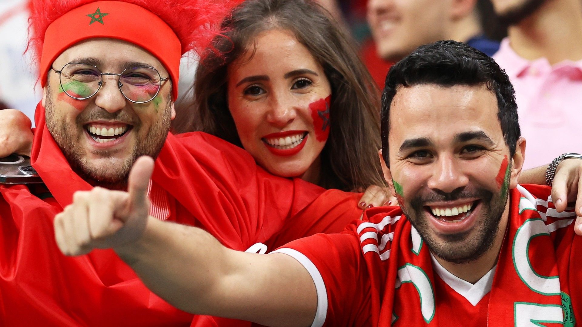 Morocco fans.