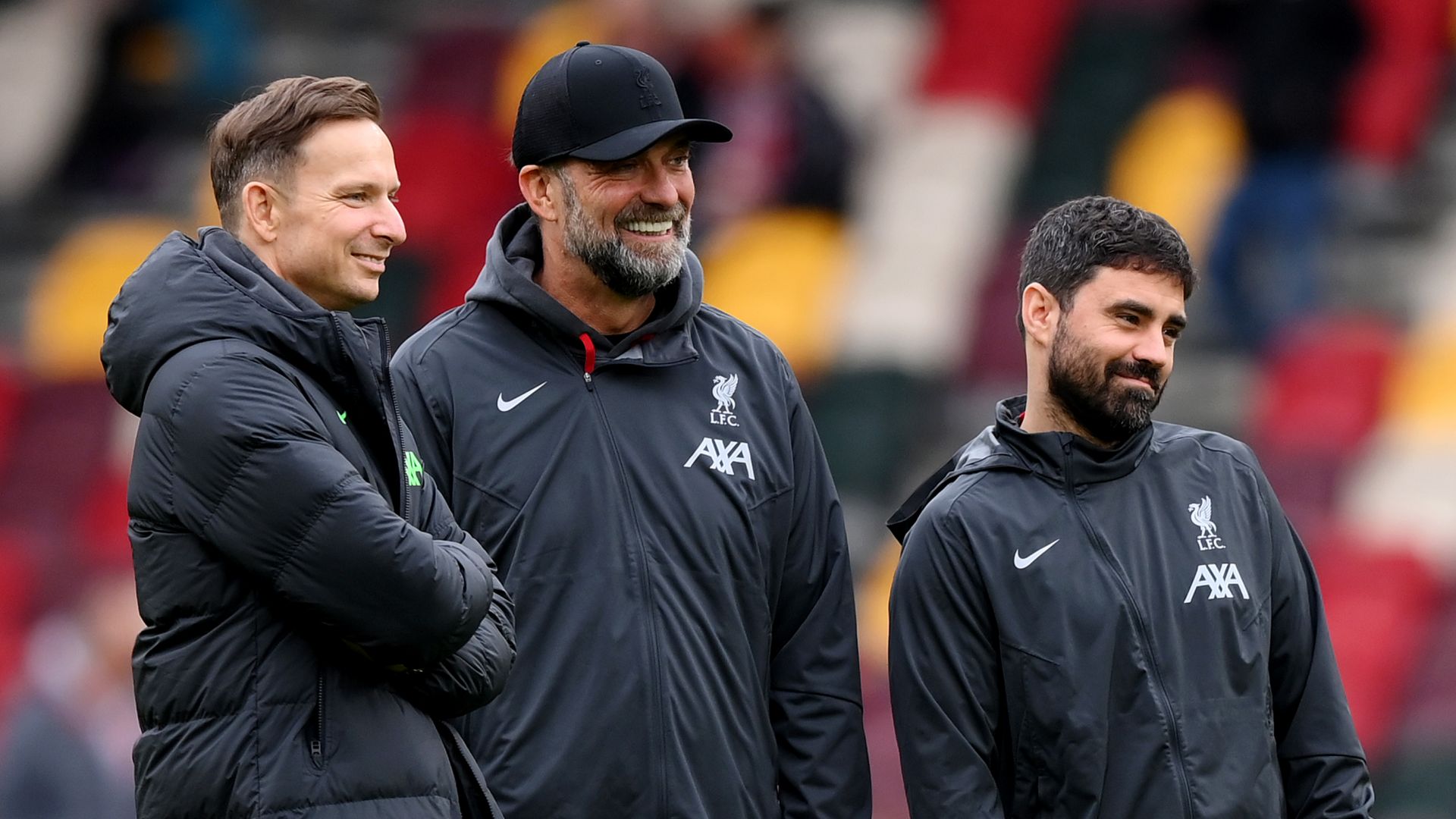 Jurgen Klopp and staff