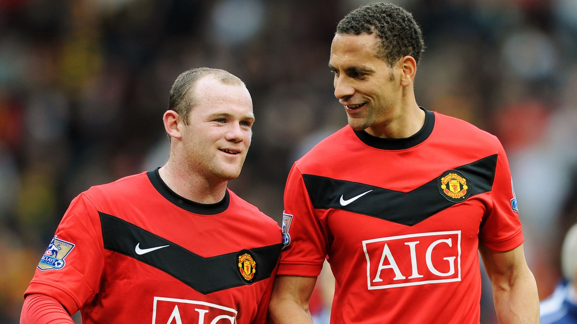 Wayne Rooney Rio Ferdinand Manchester United