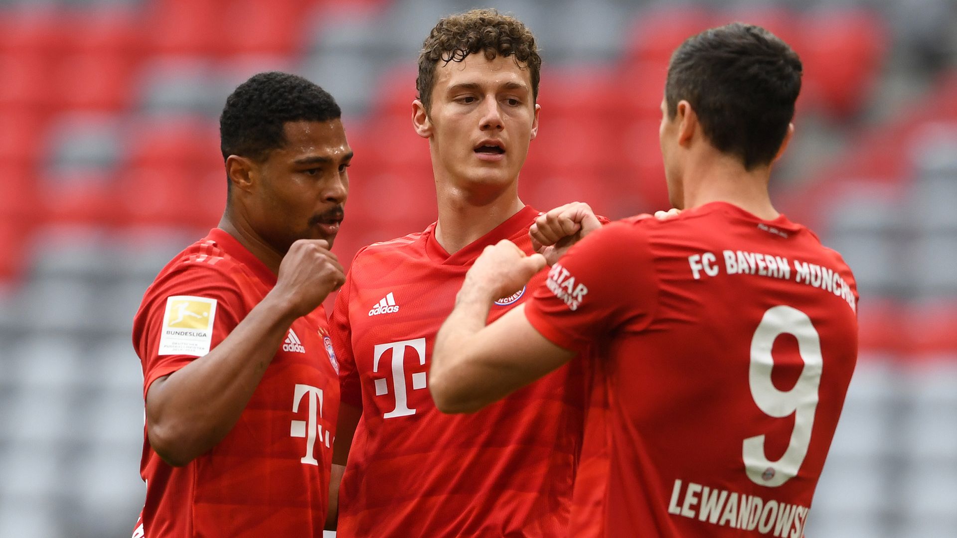 Serge Gnabry Benjamin Pavard Robert Lewandowski