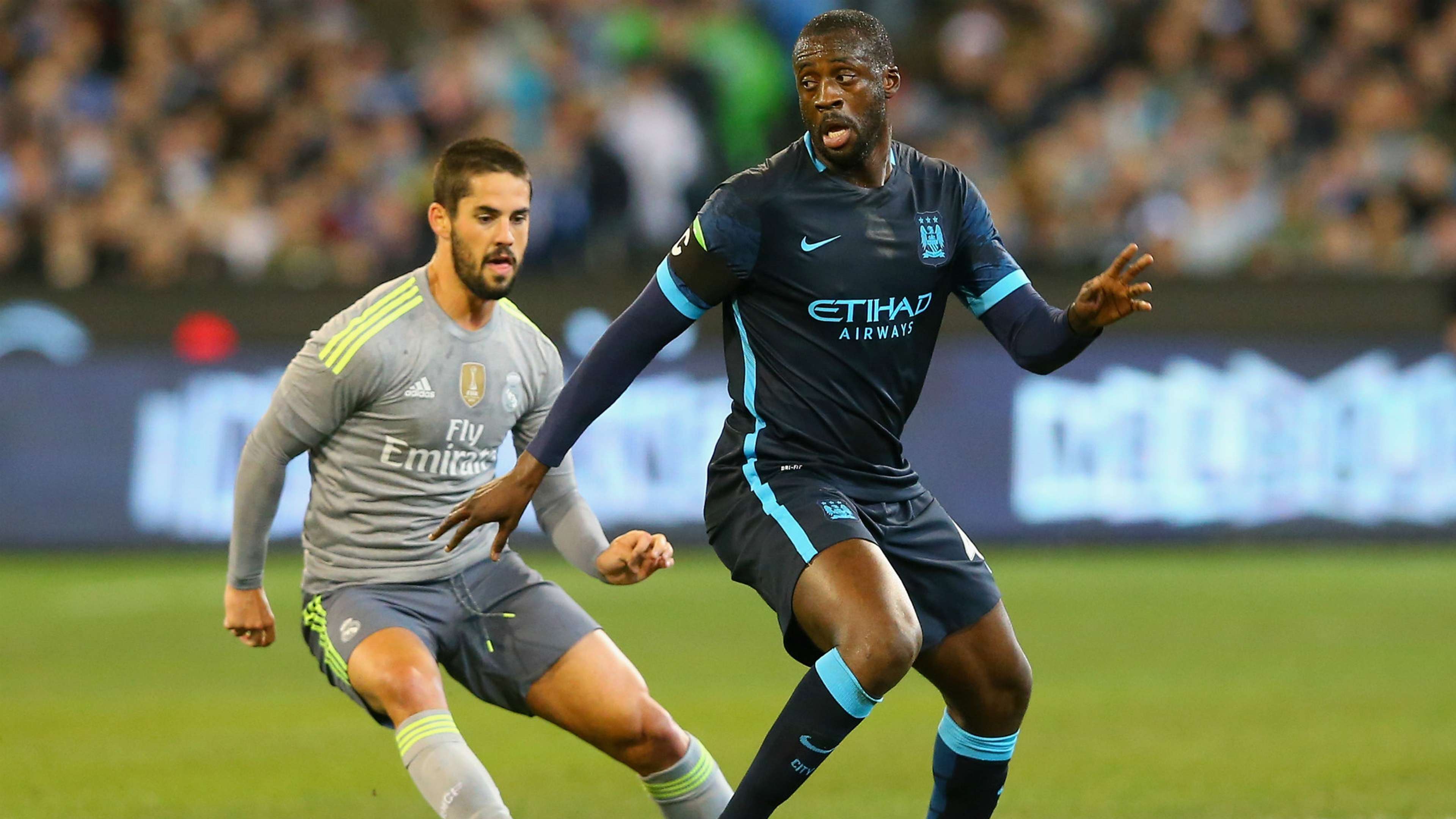 TOURE YAYA ISCO REAL MADRID MANCHESTER CITY FRIENDLY MELBOURNE 07242015