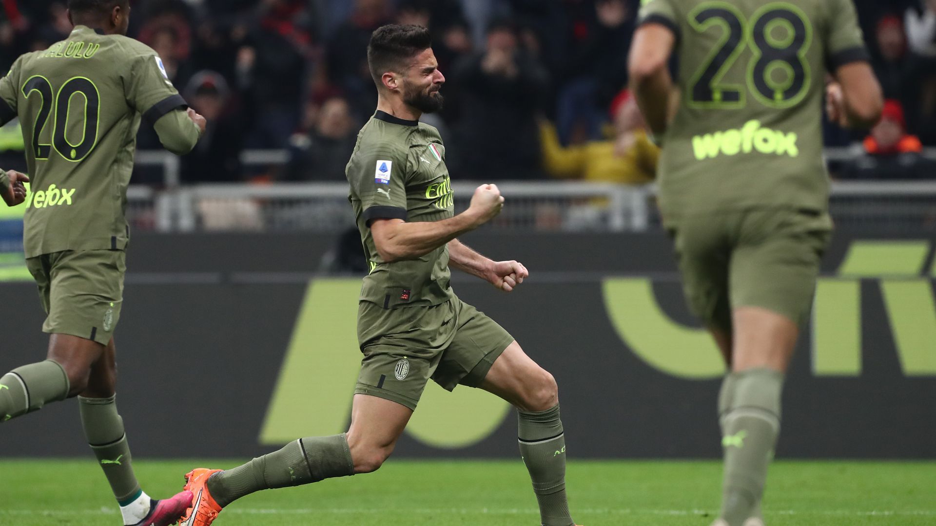 Olivier Giroud Milan Torino Serie A