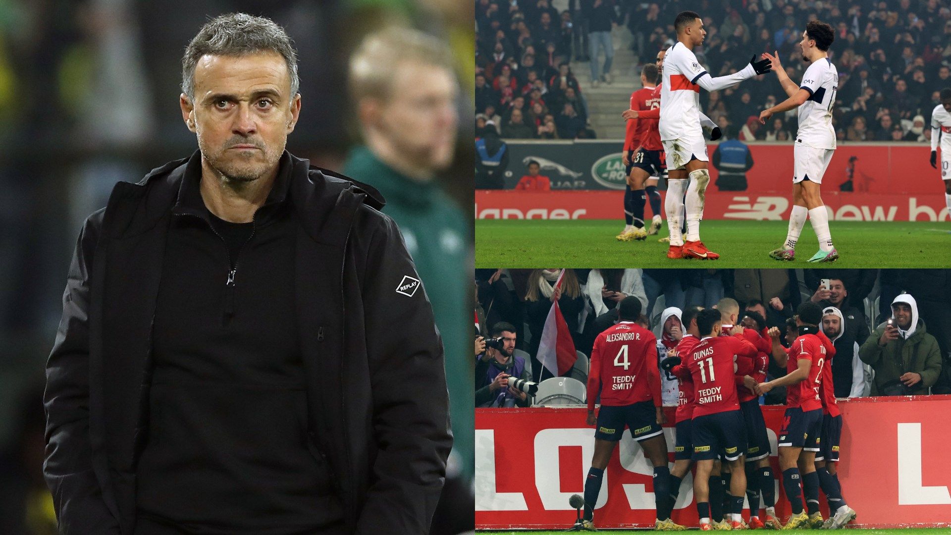 Luis Enrique's PSG drew 1-1 with Lille despite Kyian Mbappe scoring a penalty