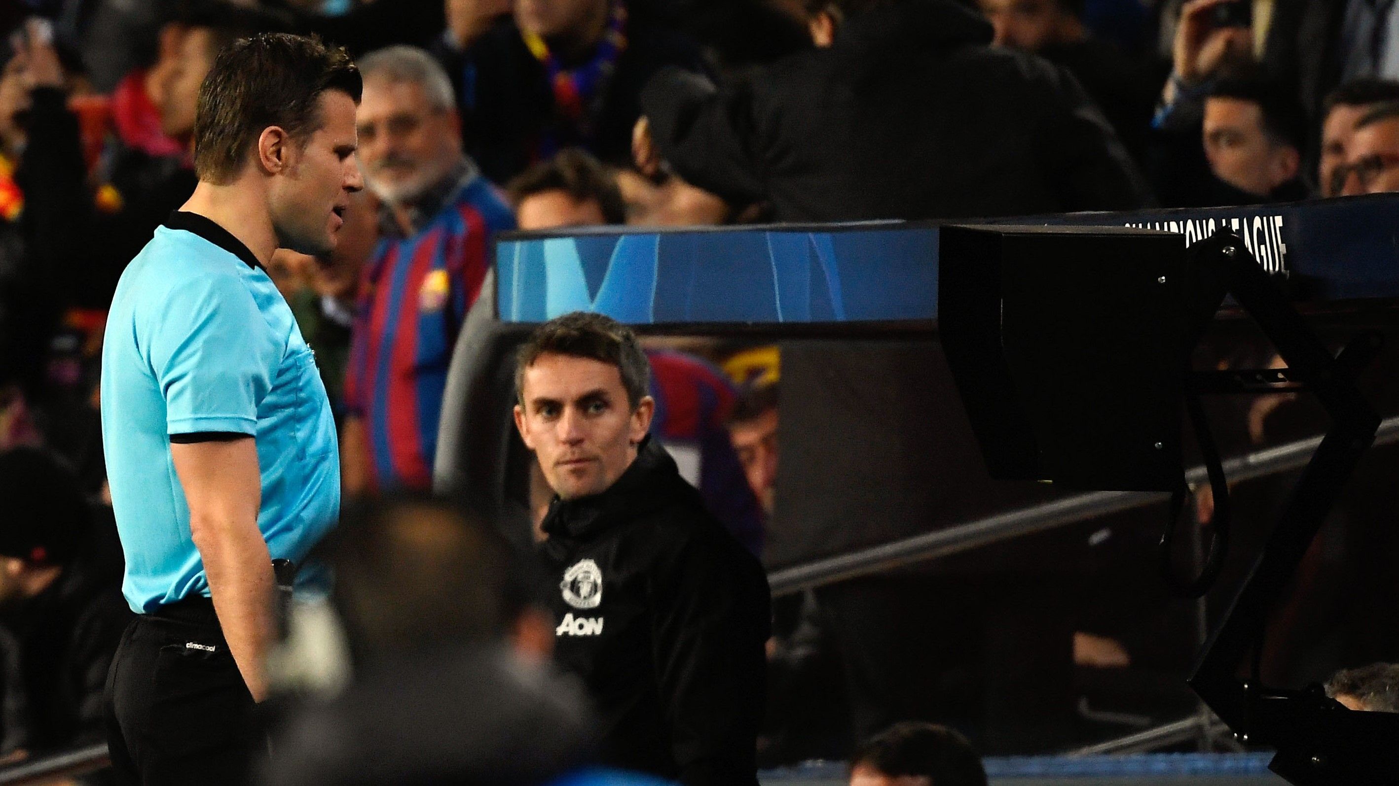 Felix Brych VAR Barcelona Manchester United UCL 16042019