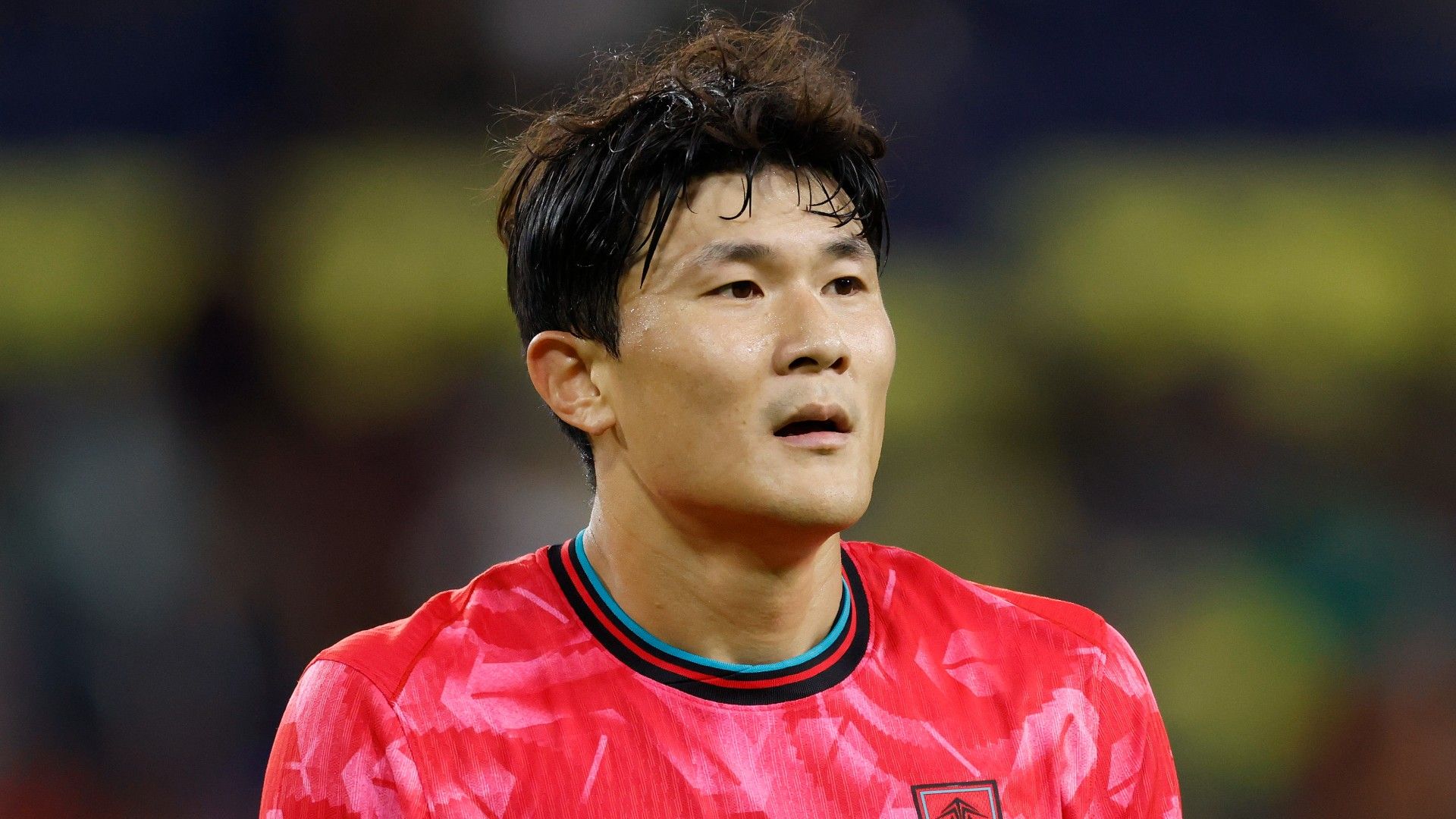 Minjae Kim #4 of South Korea 