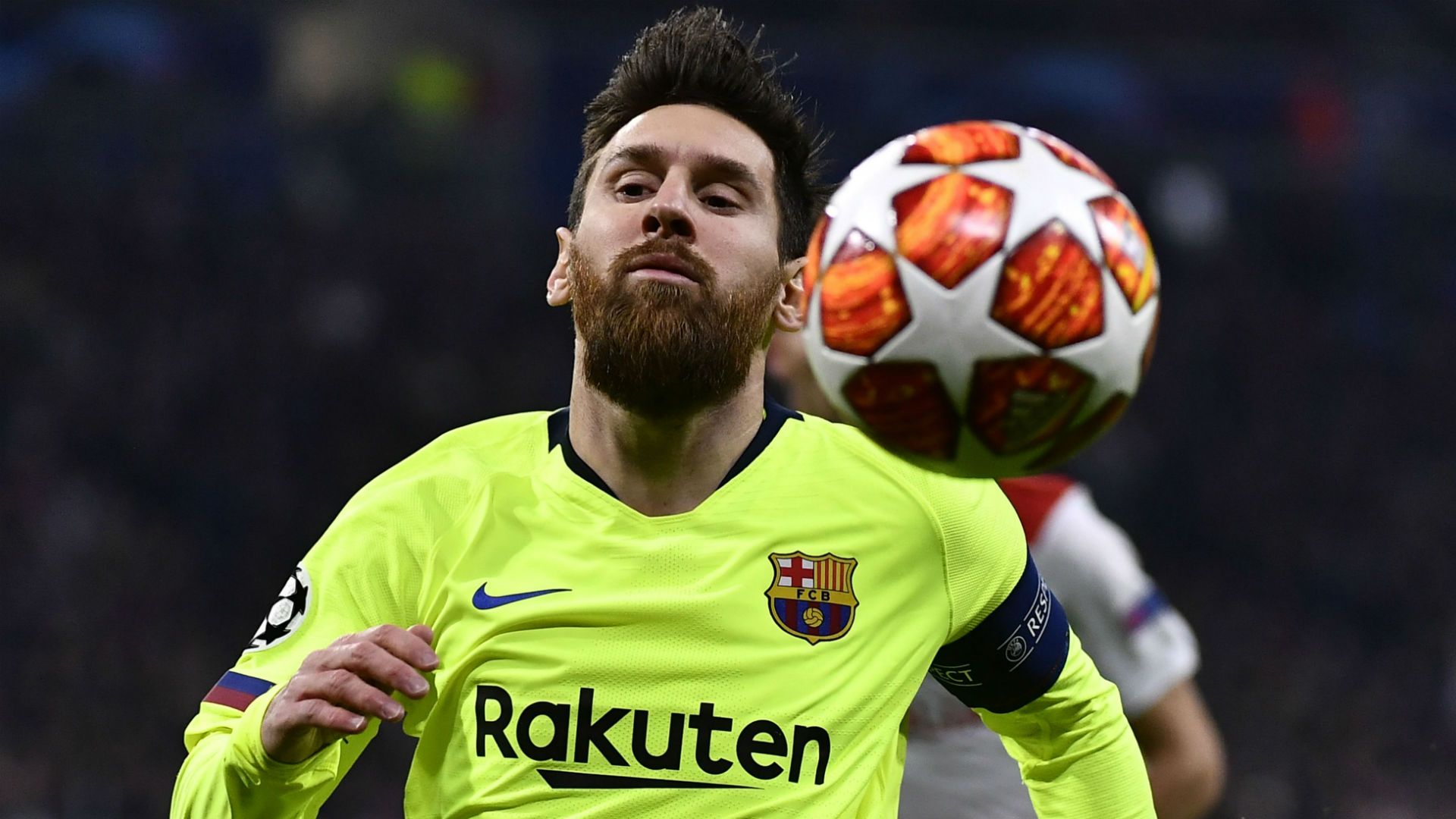 Lionel Messi Lyon barcelona Champions League 19022019
