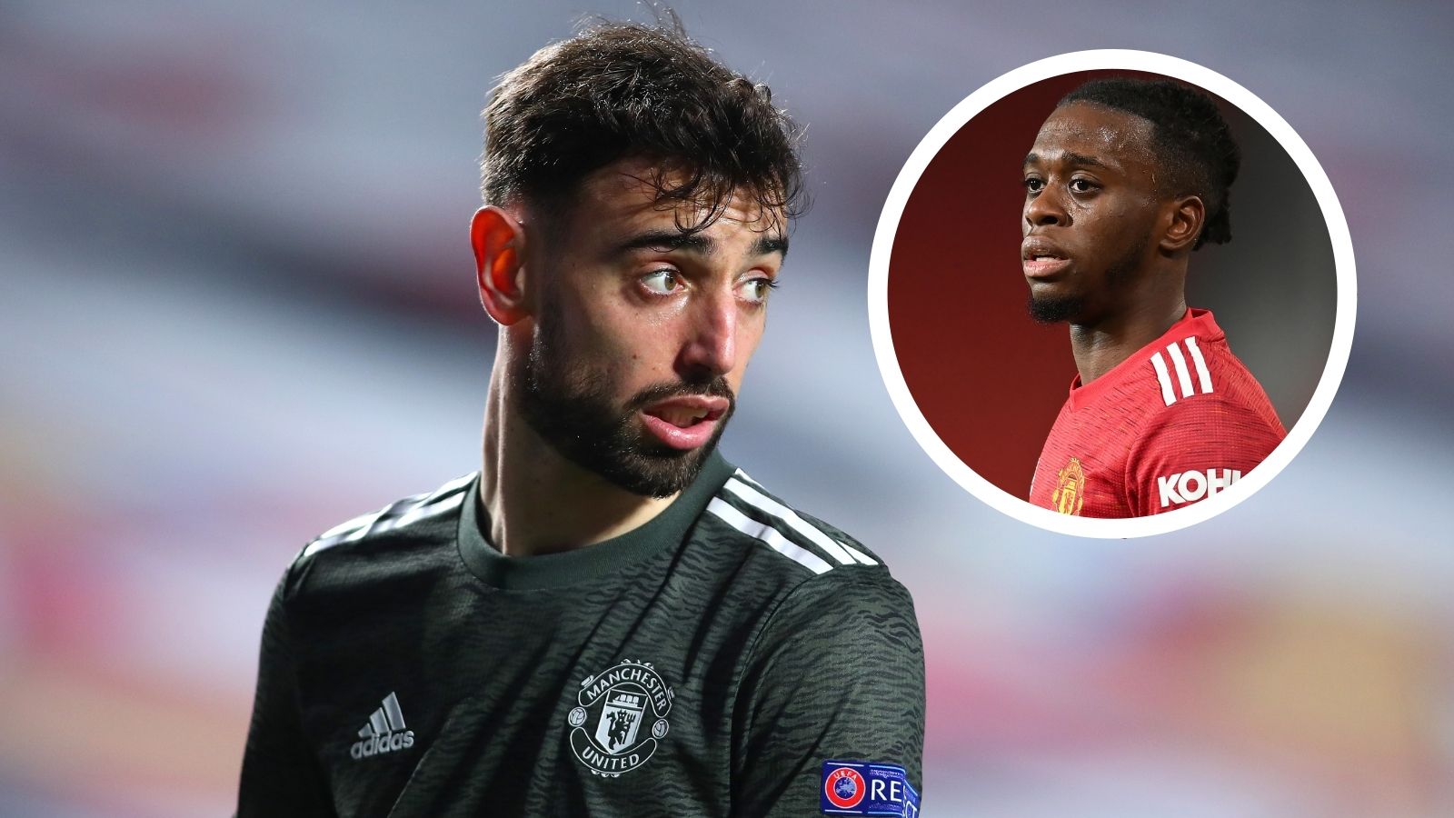 Bruno Fernandes Aaron Wan-Bissaka Man Utd 2020-21